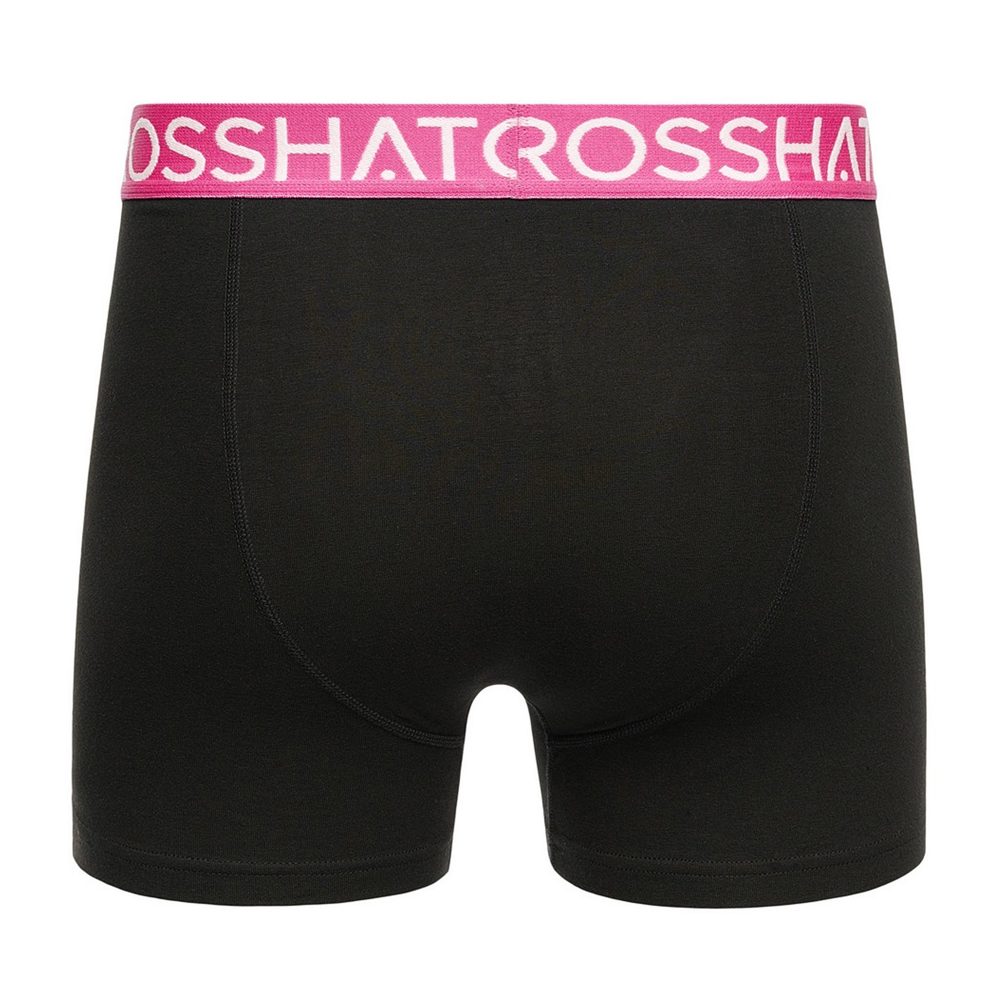 Crosshatch Mens Trioglow Boxershorts (Förpackning med 3 st) (Svart) herr – bild 2
