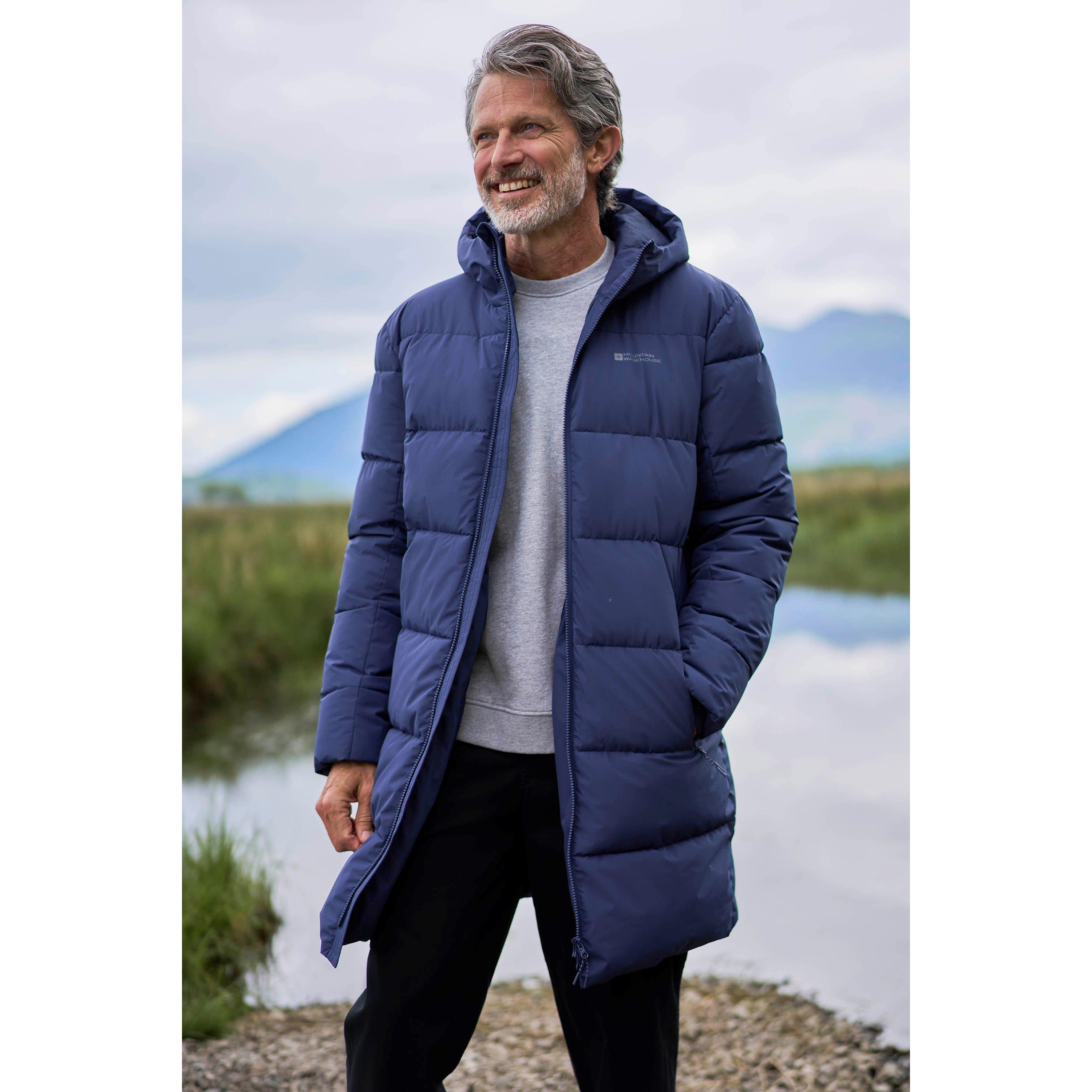 Thumbnail - Mountain Warehouse - "Vortex" Steppjacke für Herren (Marineblau)