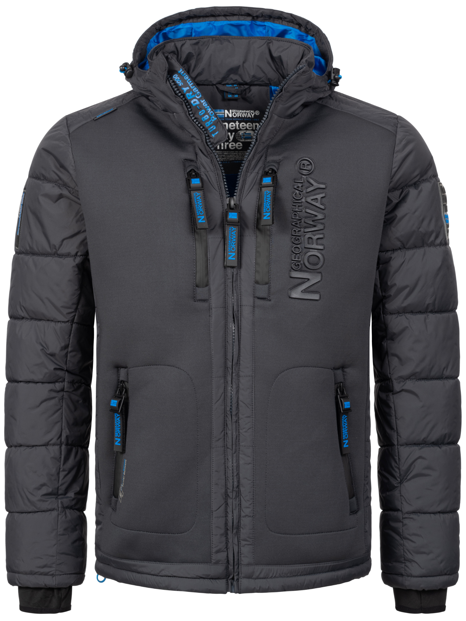 Thumbnail - Geographical Norway Winterjacke Dunkelgrau