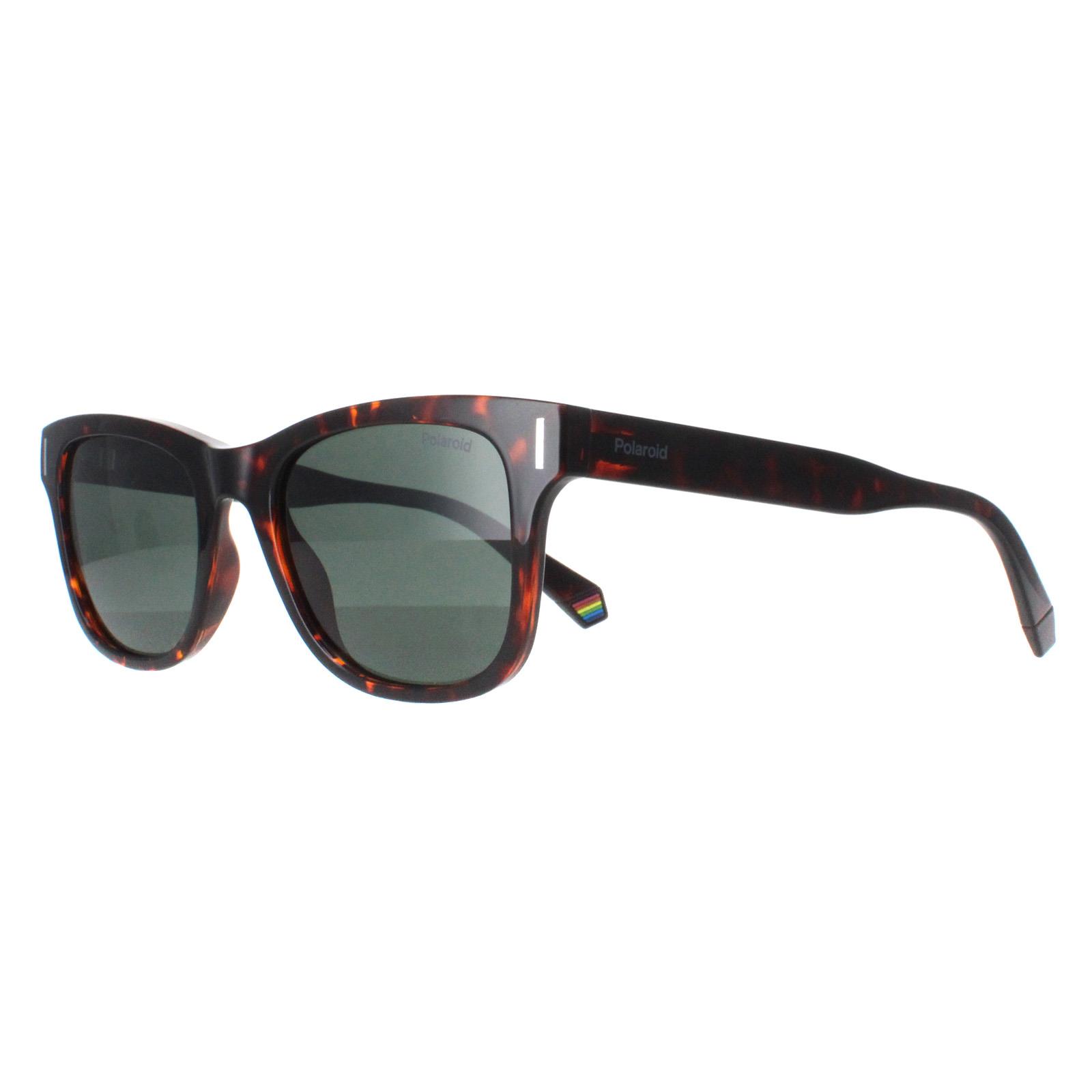 Rectangle Unisex Havana Green Polarized PLD 6206/S 2