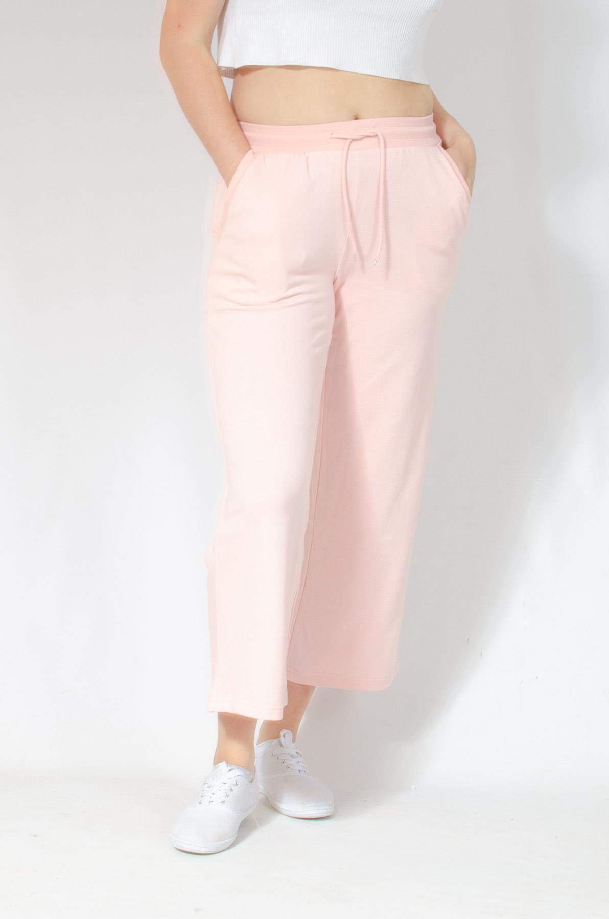 H&M Womens Relaxed Fit Joggers - Pink Cotton - Size 2XL