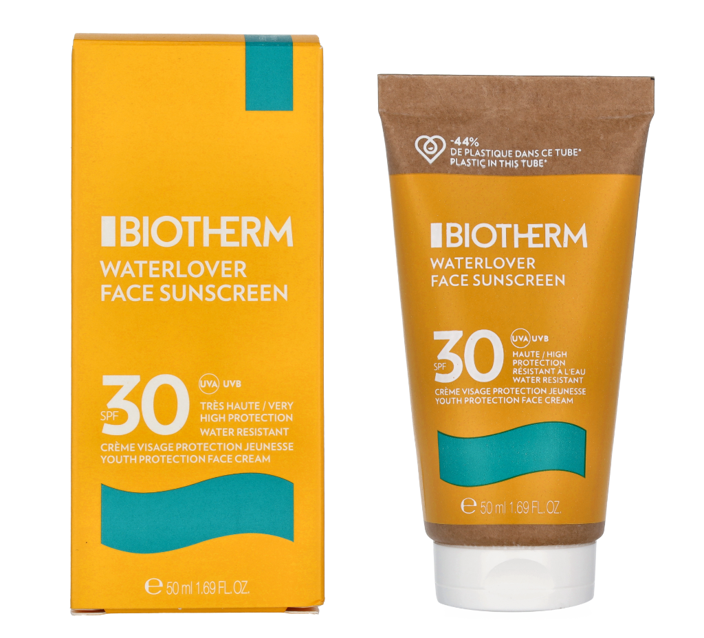 Thumbnail - Biotherm Waterlover Face Sunscreen Cream SPF30.