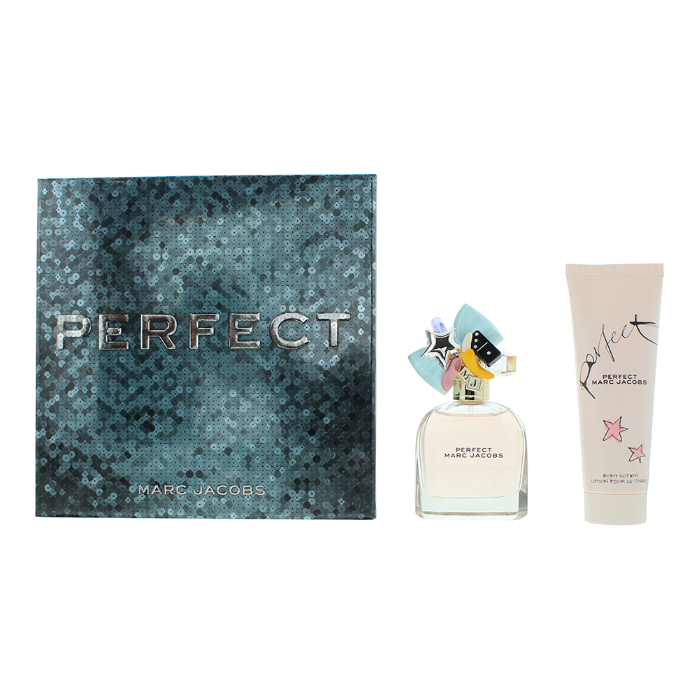 Marc Jacobs Womens Perfect Eau de Parfum 50ml + Body Lotion 75ml Gift Set - One Size