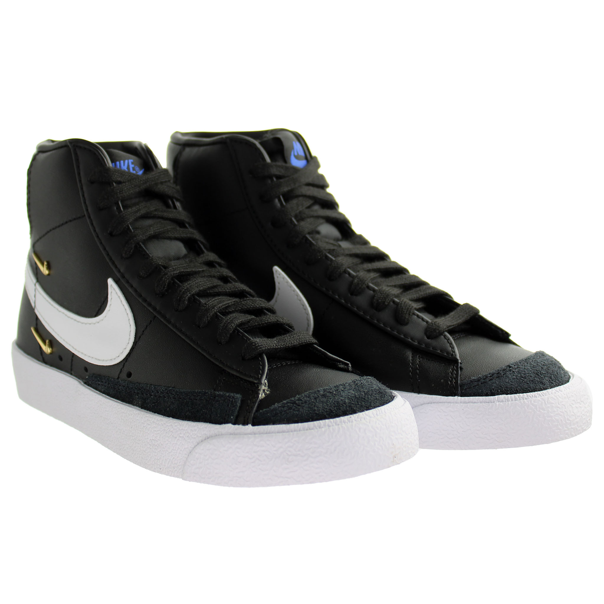 NIKE Blazer Mid '77 Dam Svarta Träningsskor – bild 2