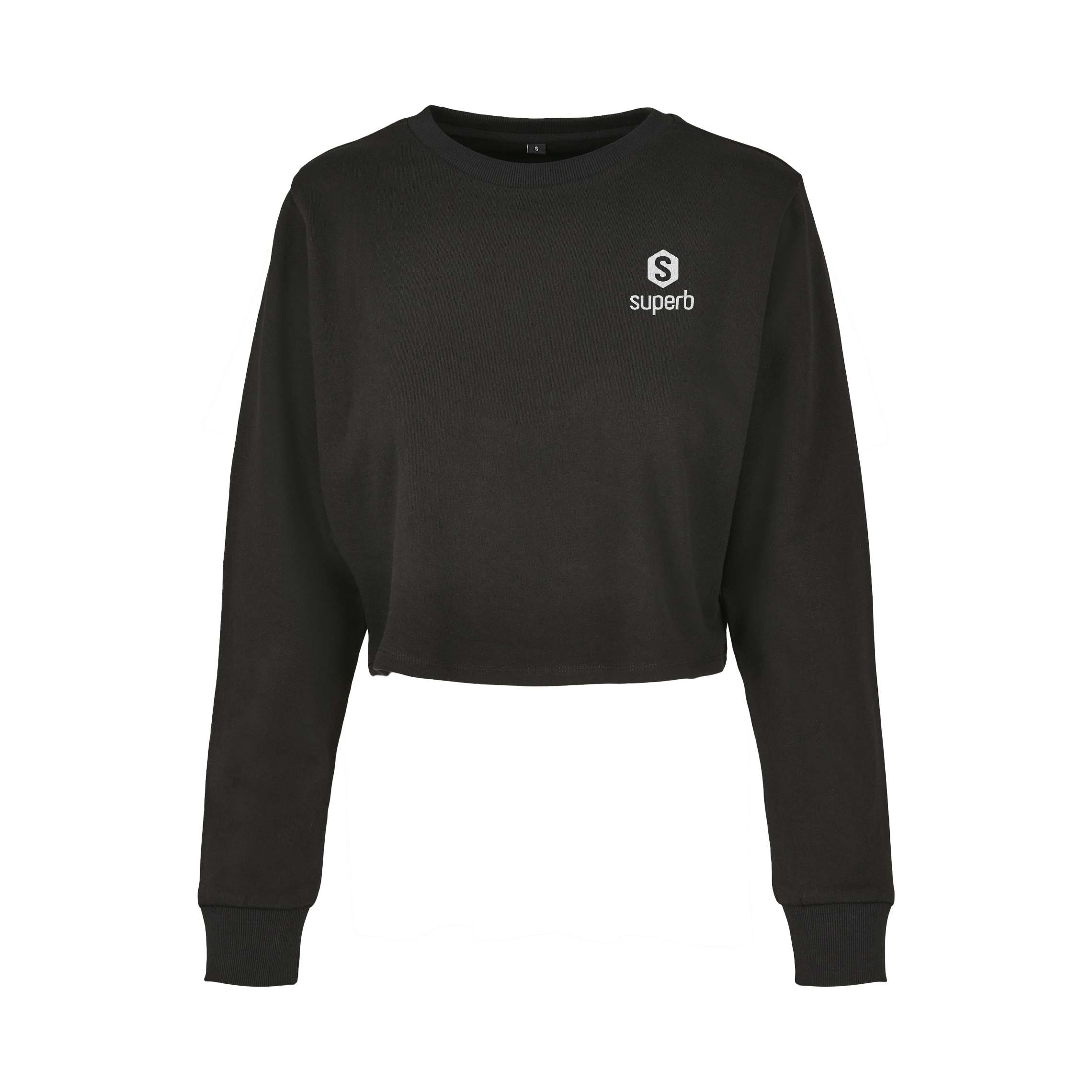 LogoHeart BY131 långärmad cropped sweatshirt för kvinnor 2