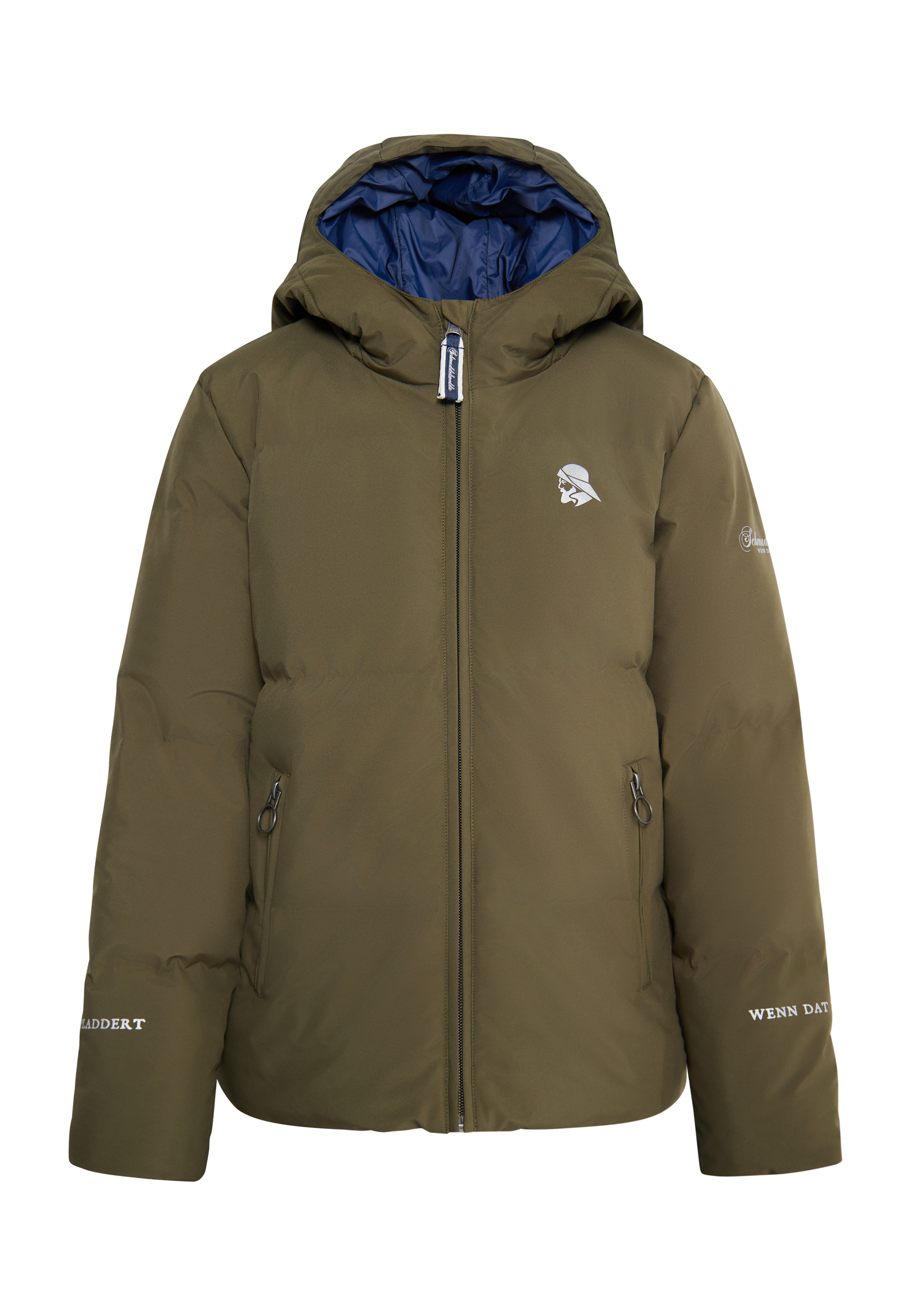 Schmuddelwedda Functionele winterjas Jongens militaire olijf