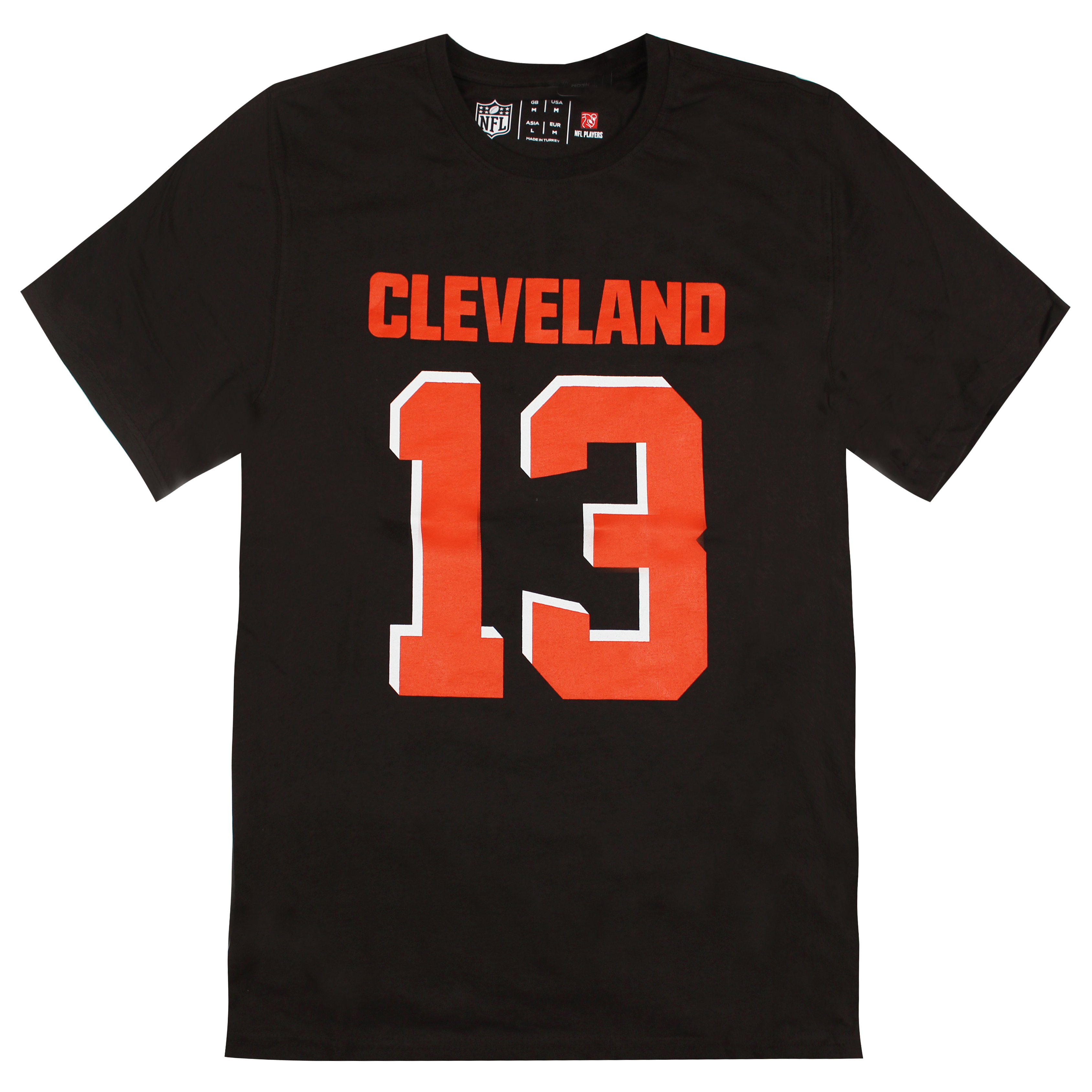 Thumbnail - Fanatiker Cleveland Browns Odell Beckham JR Mens T-Shirt