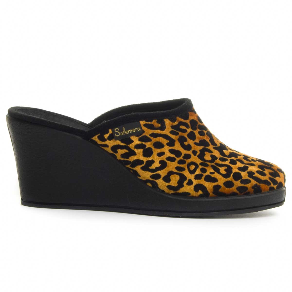 Sneaker with comfortable woman wedge, leopard print. JASMINE2 NORTHOME