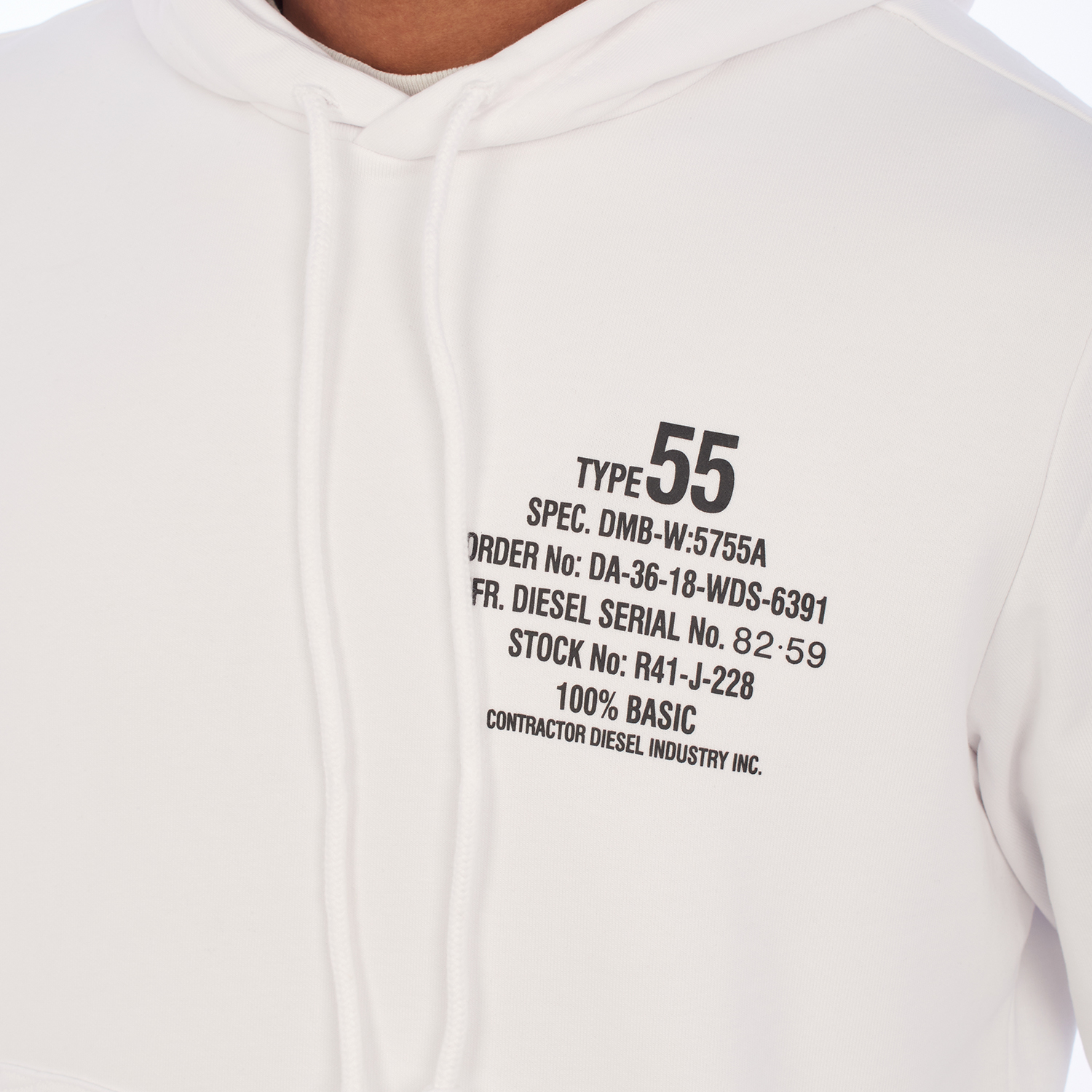 A06500-00HAYT Men's Printed Hooded Sweatshirt 2