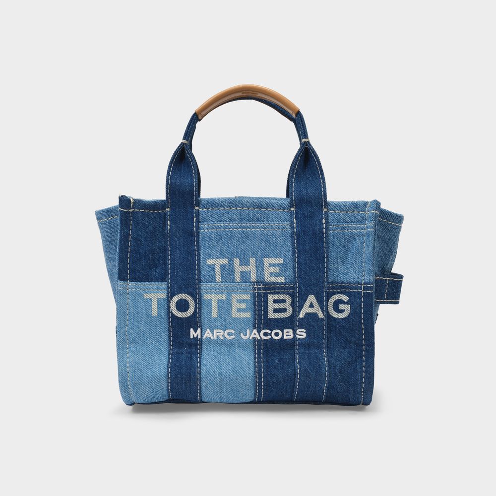 Thumbnail - Tasche Small Traveler Tote aus Canvas Denim blau