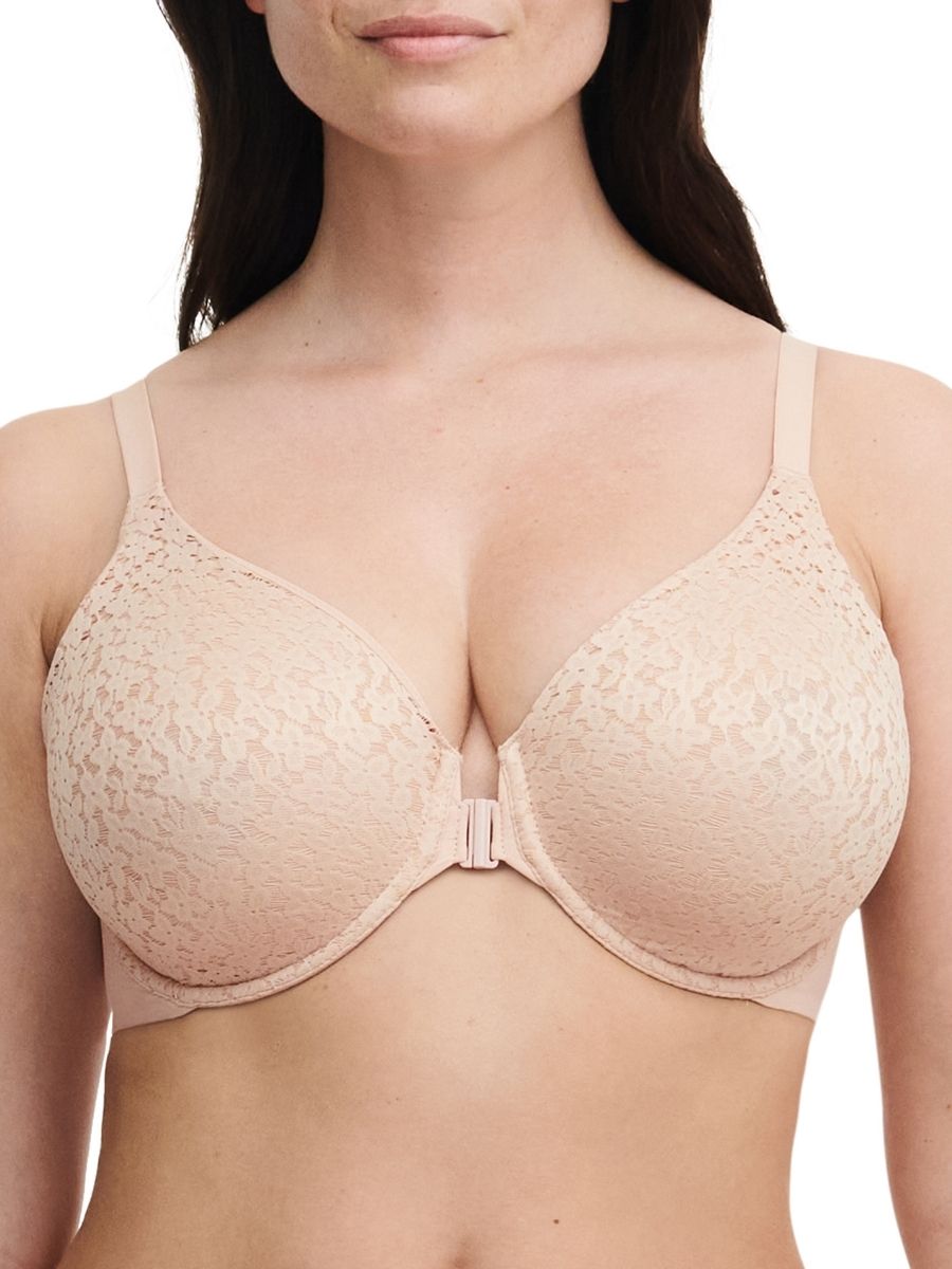 Chantelle Womens Norah Front Closure Bra - Beige Polyamide - Size 36C
