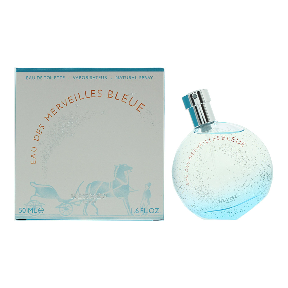 Hermes Womens Eau des Merveilles Bleue Eau de Toilette 50ml - NA - One Size