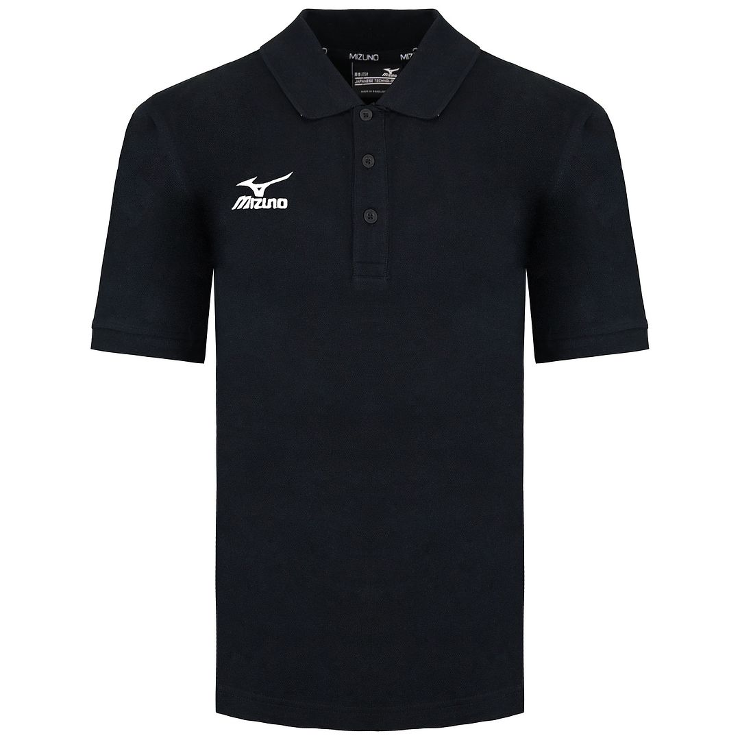 Mizuno Pro Kids svart golf polotröja
