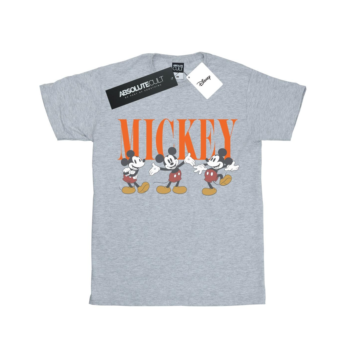 Disney - "Mickey Mouse Poses" T-Shirt für Jungen (Grau)