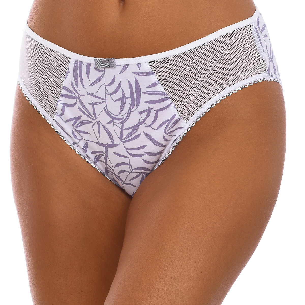 Thumbnail - Großzügige Spitze Seite Höschen 00ASG Frau