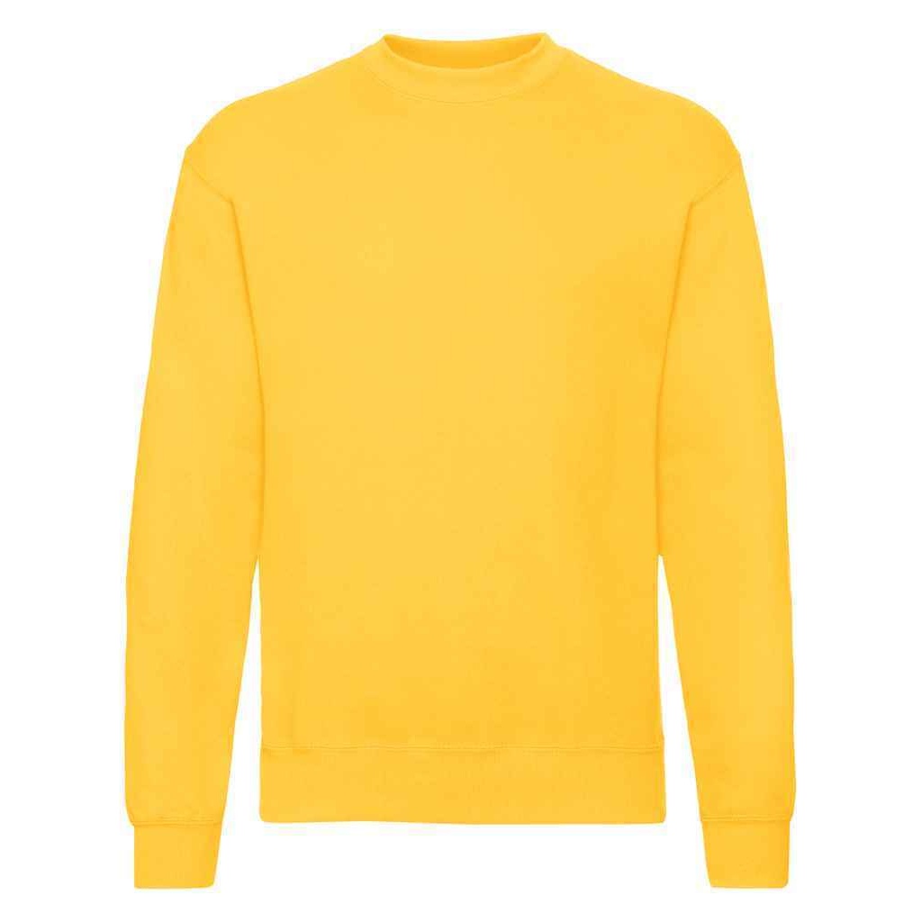 Thumbnail - Fruit of the Loom Unisex Erwachsene Classic Drop Shoulder Sweatshirt (Sonnenblume gelb)