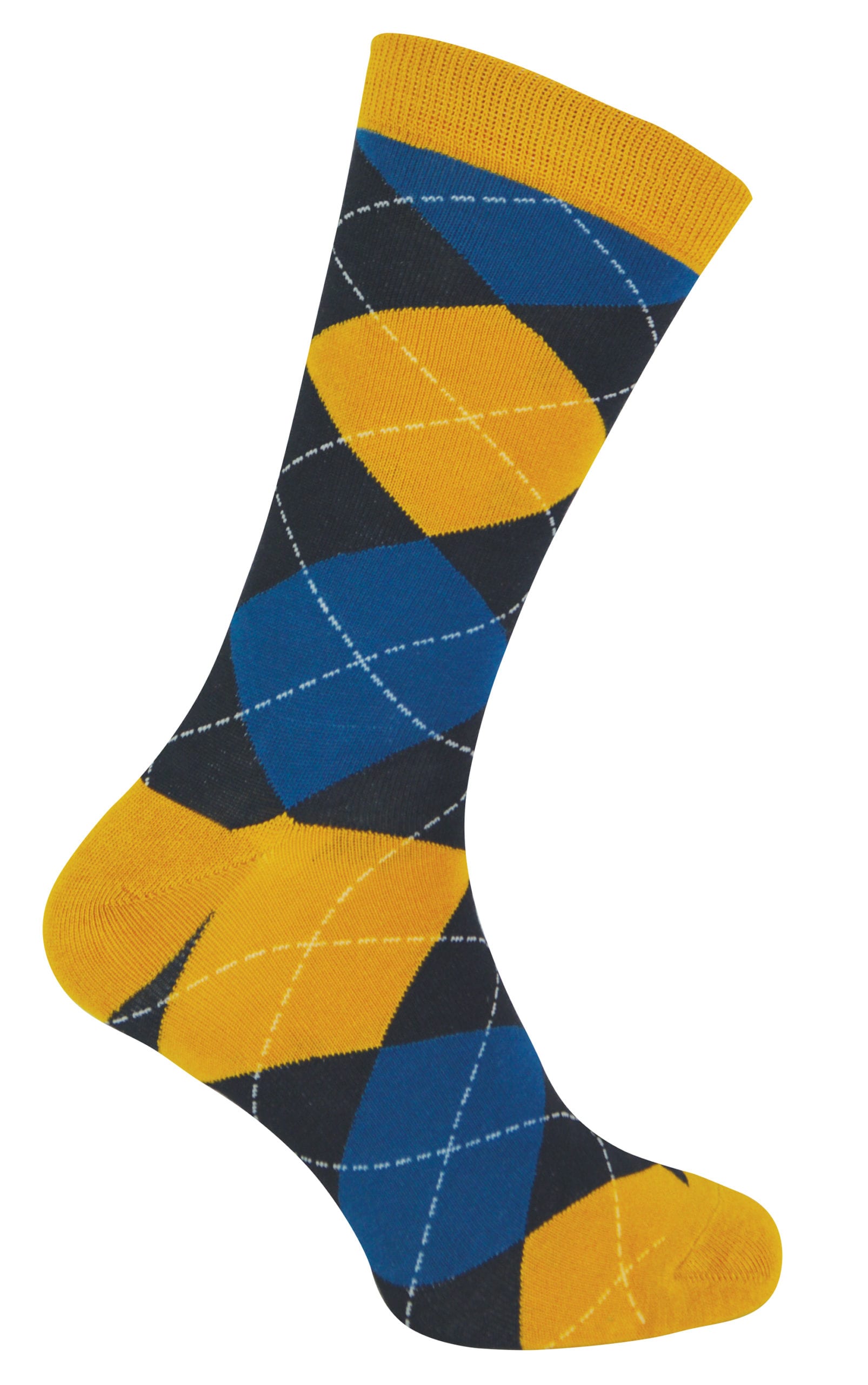 Thumbnail - Herr Heron - Herren Bambus Socken | Neuheit Funky Socken | Gemusterte Argyle gestreifte Socken | Atmungsaktiv weich | Ge...