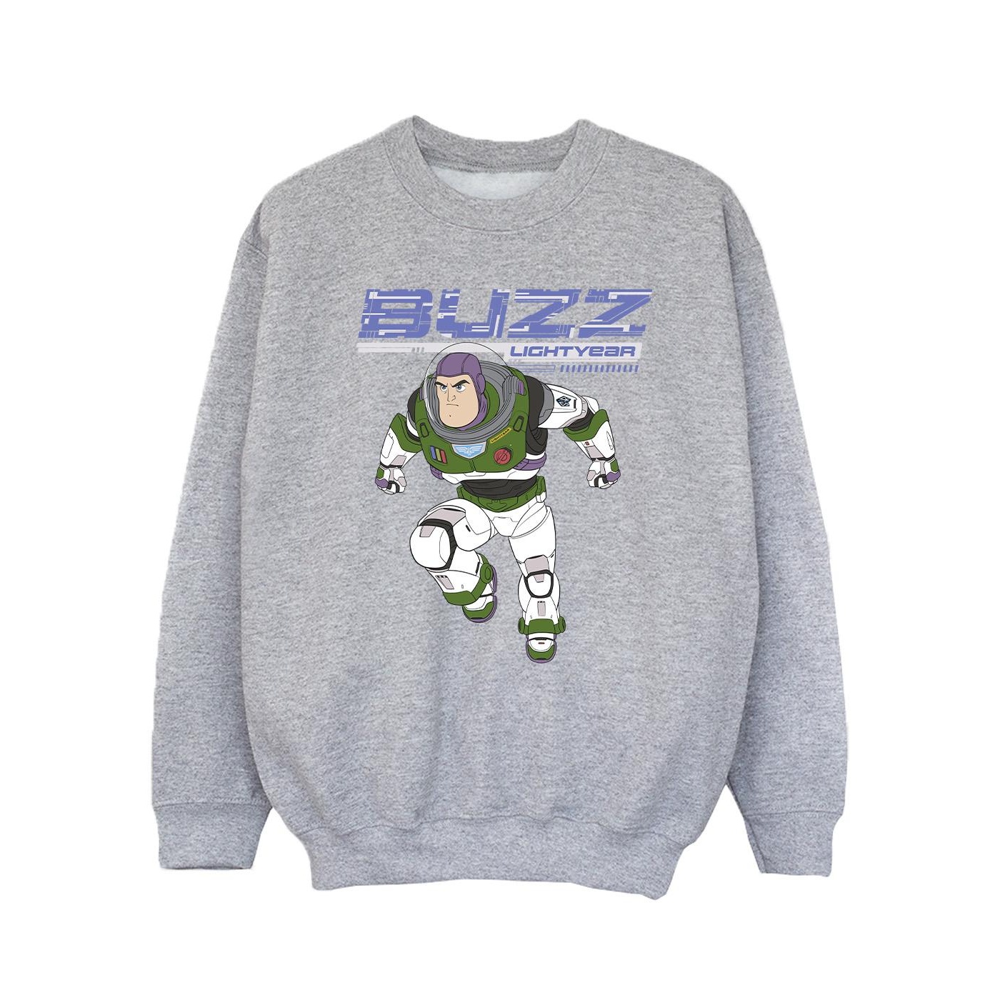 Thumbnail - Disney - "Lightyear Buzz Jump To Action" Sweatshirt für Mädchen (Grau)