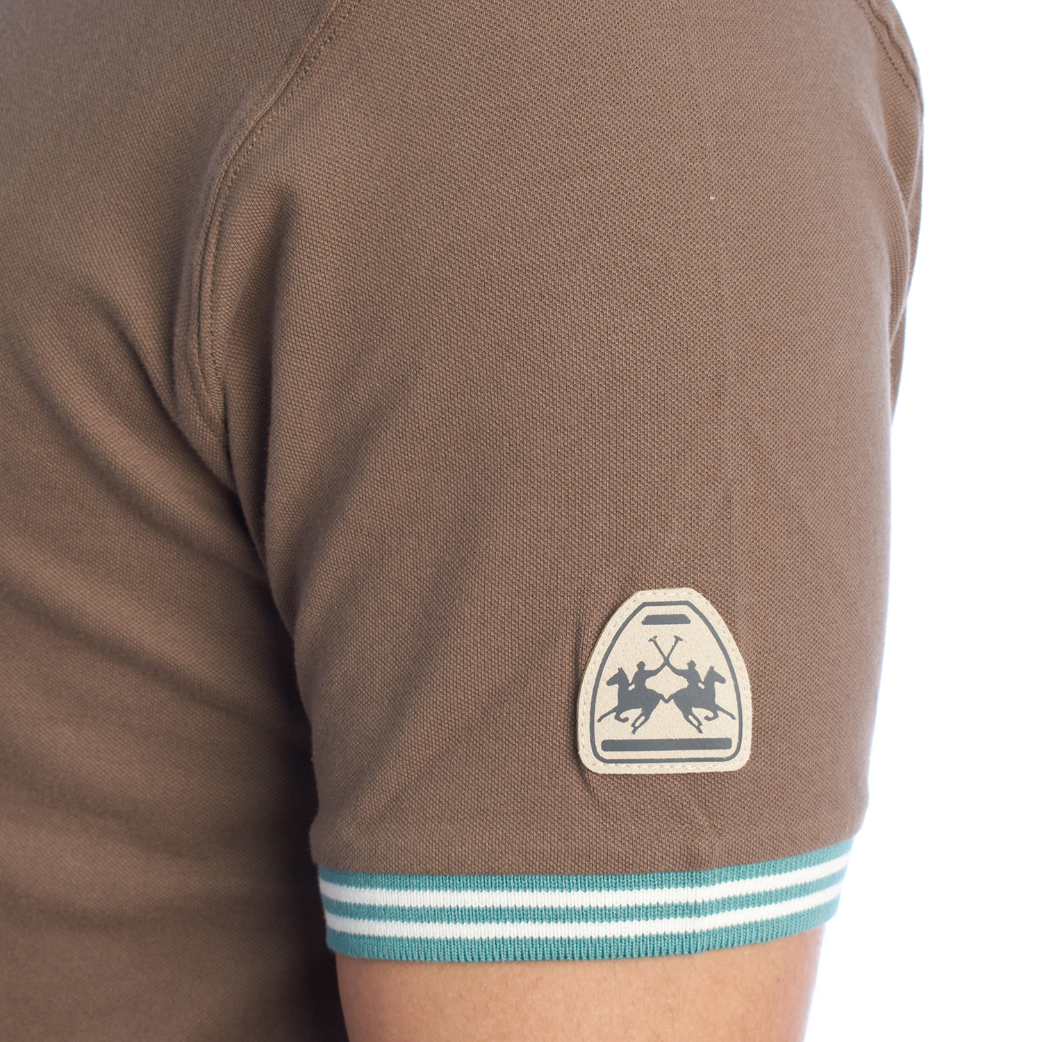 LA MARTINA YMP011-PK001 Regular Fit Kortärmad Polo för män pikéer herr – bild 2