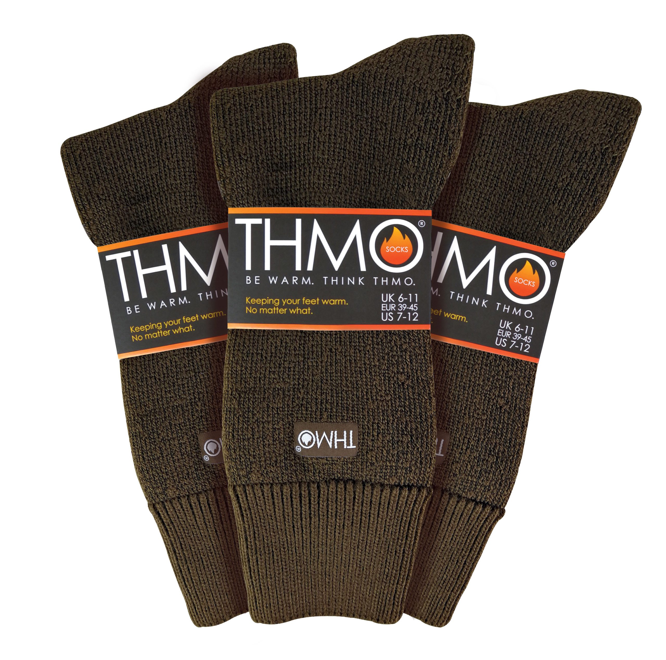 Thumbnail - THMO - 3er Pack Multipack Herren dicke warme Wintersocken mit Comfort Top