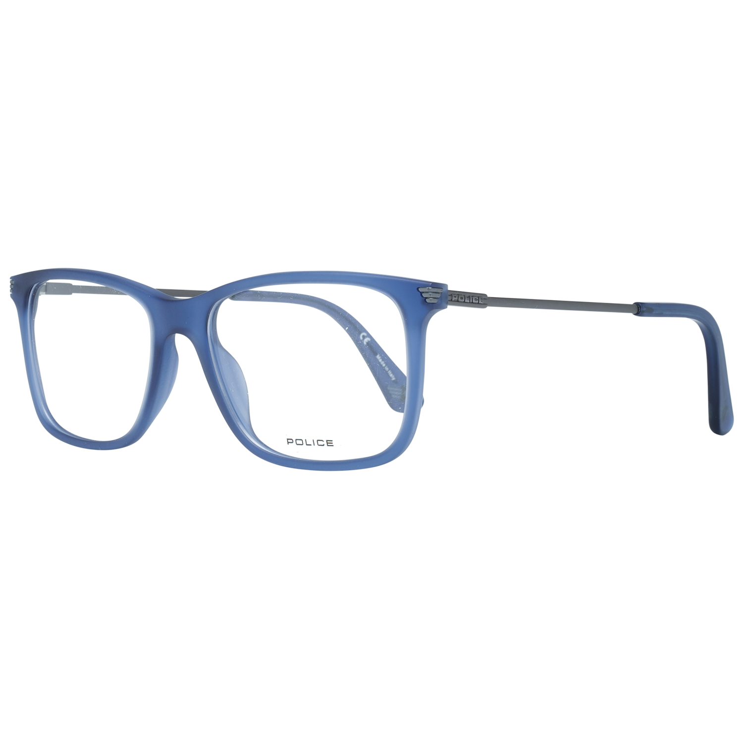 Police Square Mens Blue Glasses Metal (archived) - One Size