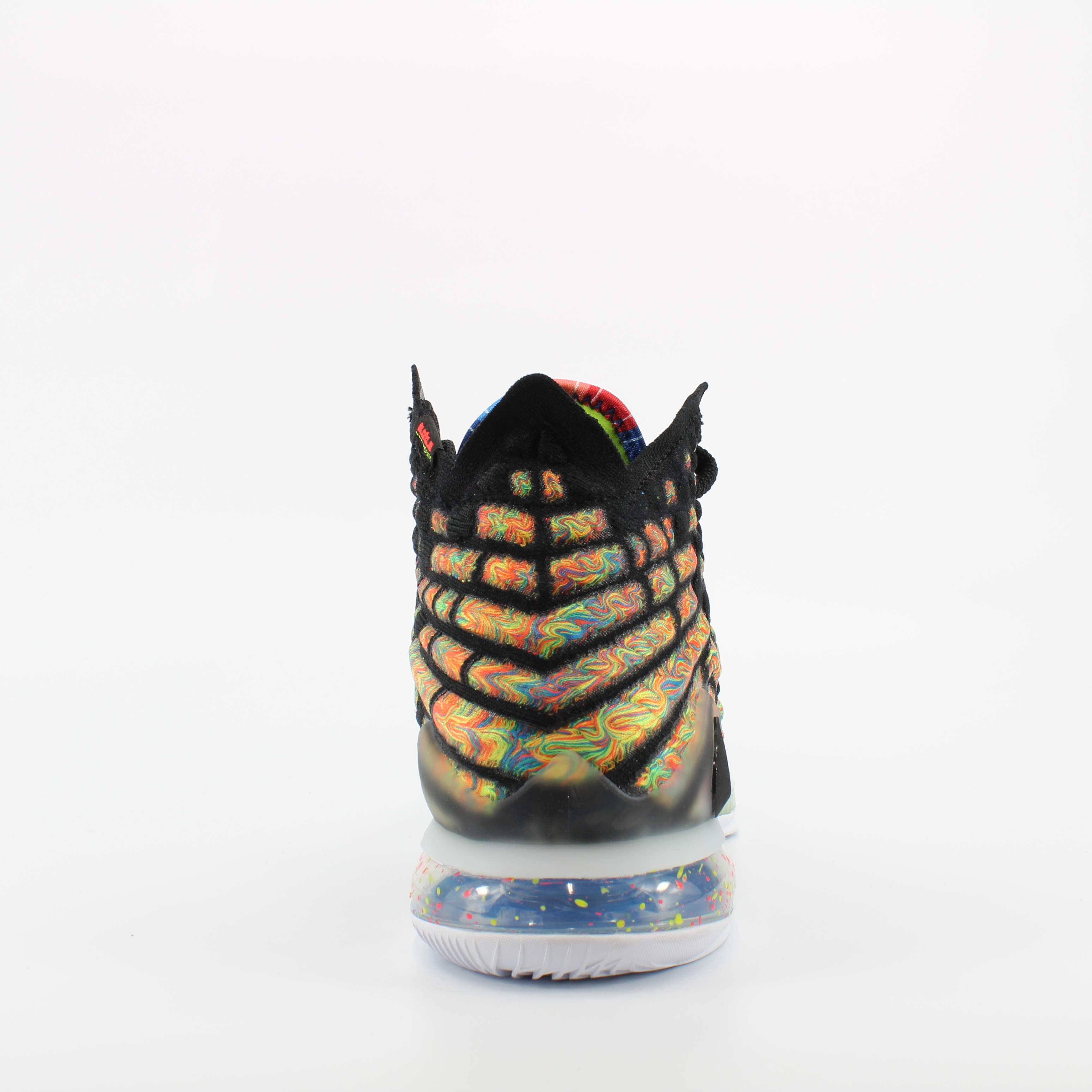NIKE Lebron XVII Svart Textil Unisex Snörning Träningsskor BQ3178 005 herr – bild 2