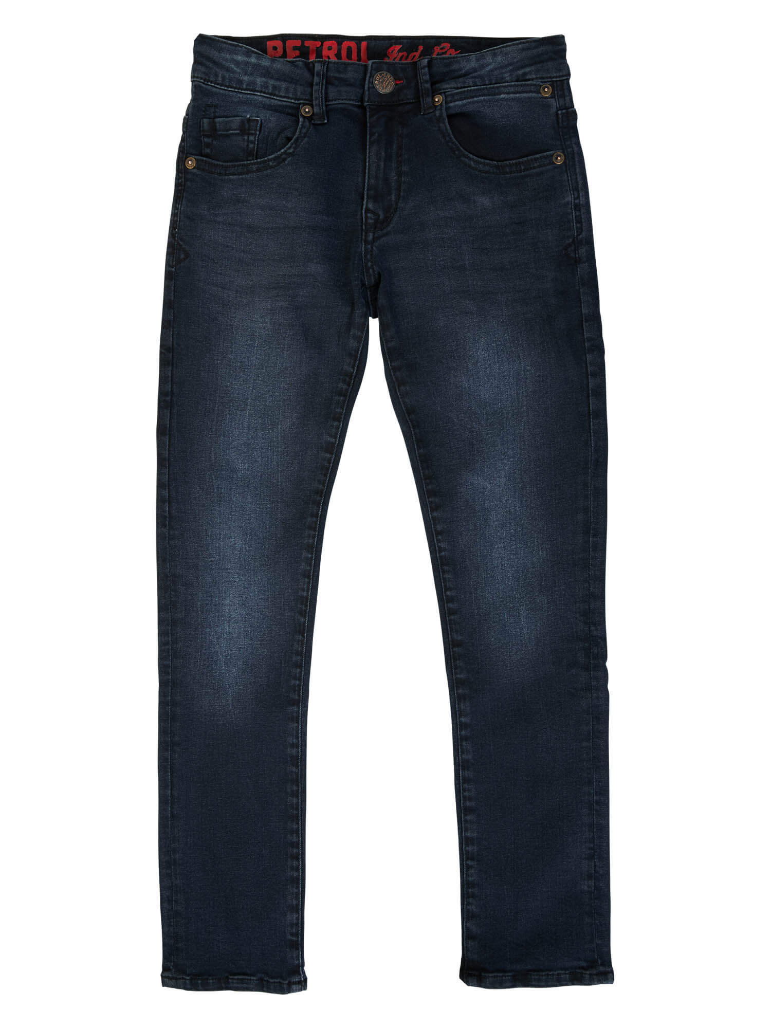 Petrol Industries - Jongens Seaham Slim Fit Jeans - Blauw