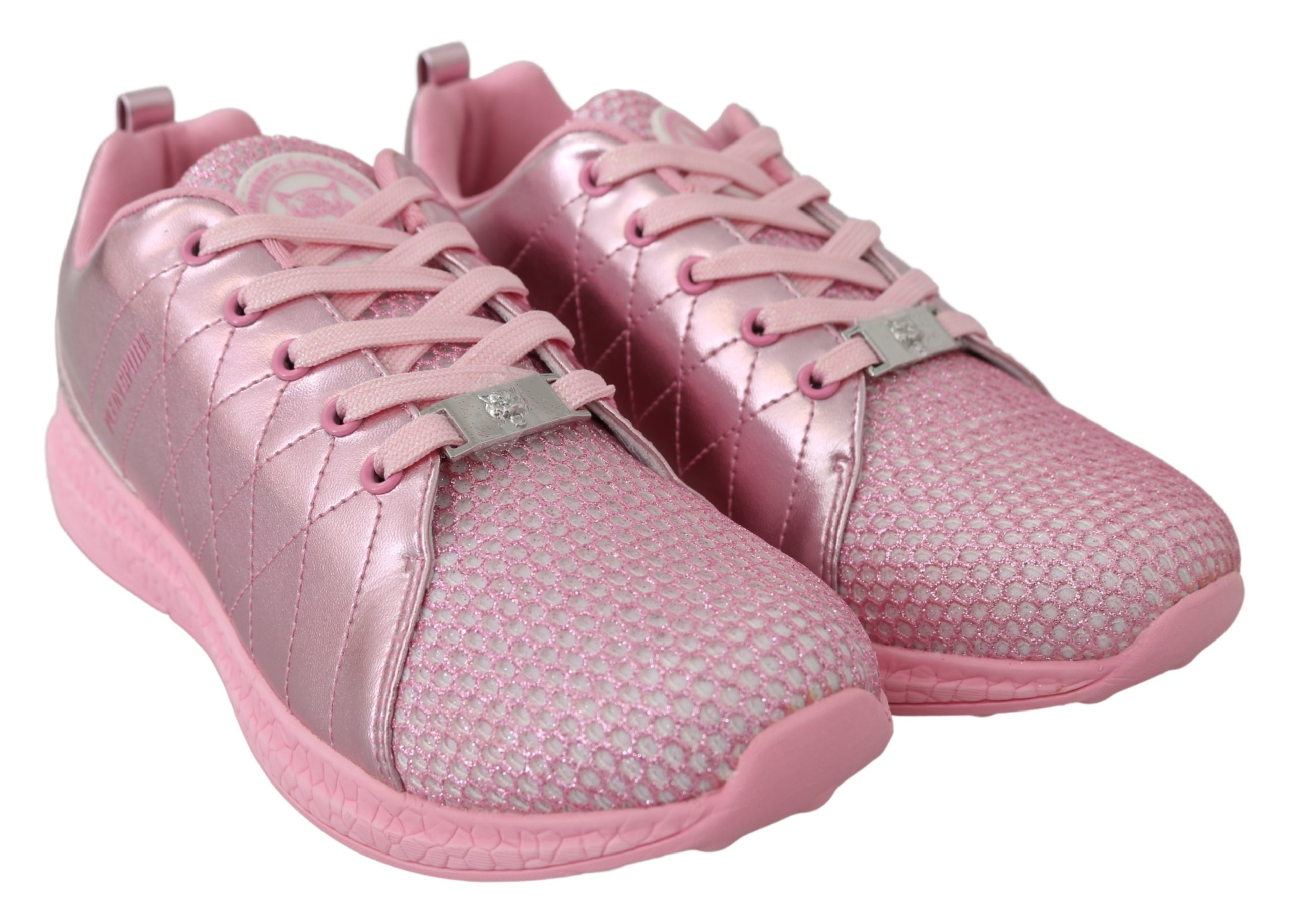 Plein Sport Kvinnors Rosa Blush Polyester Löpar Gisella Sneakers Skor dam – bild 2