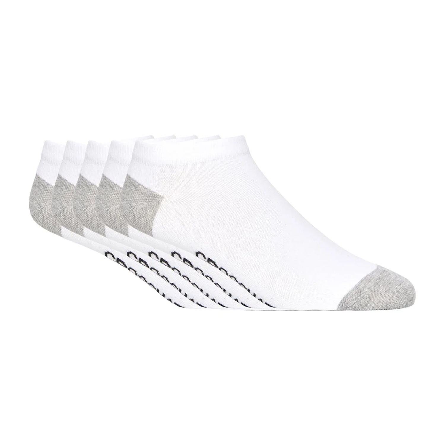 Thumbnail - Crosshatch - "Vitalwhite" Sneaker-Socken für Herren(5er-Pack) (Weiß)
