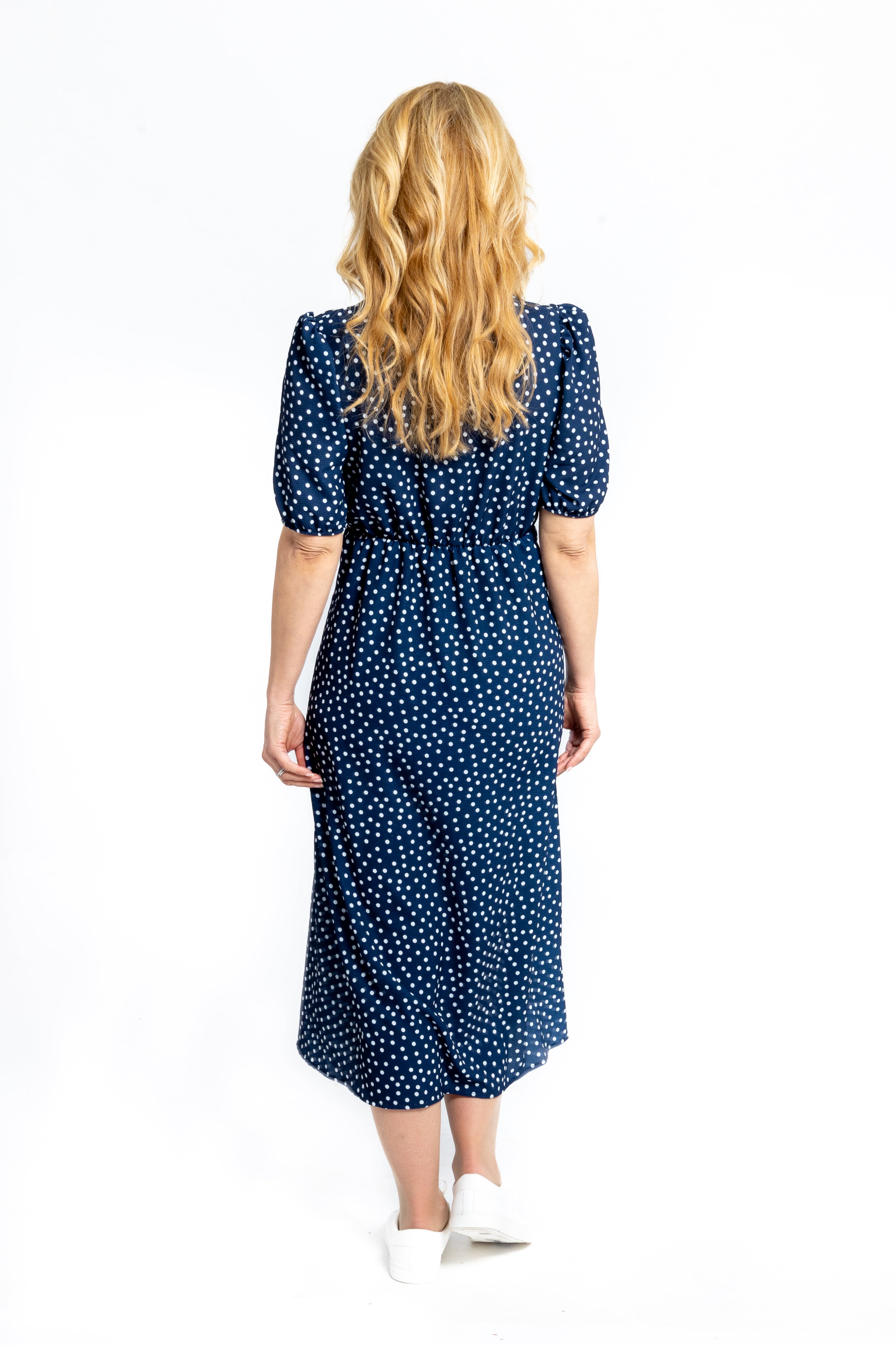 ChapterLondon Margot Midi Polka Dot Dress midiklänningar dam – bild 2