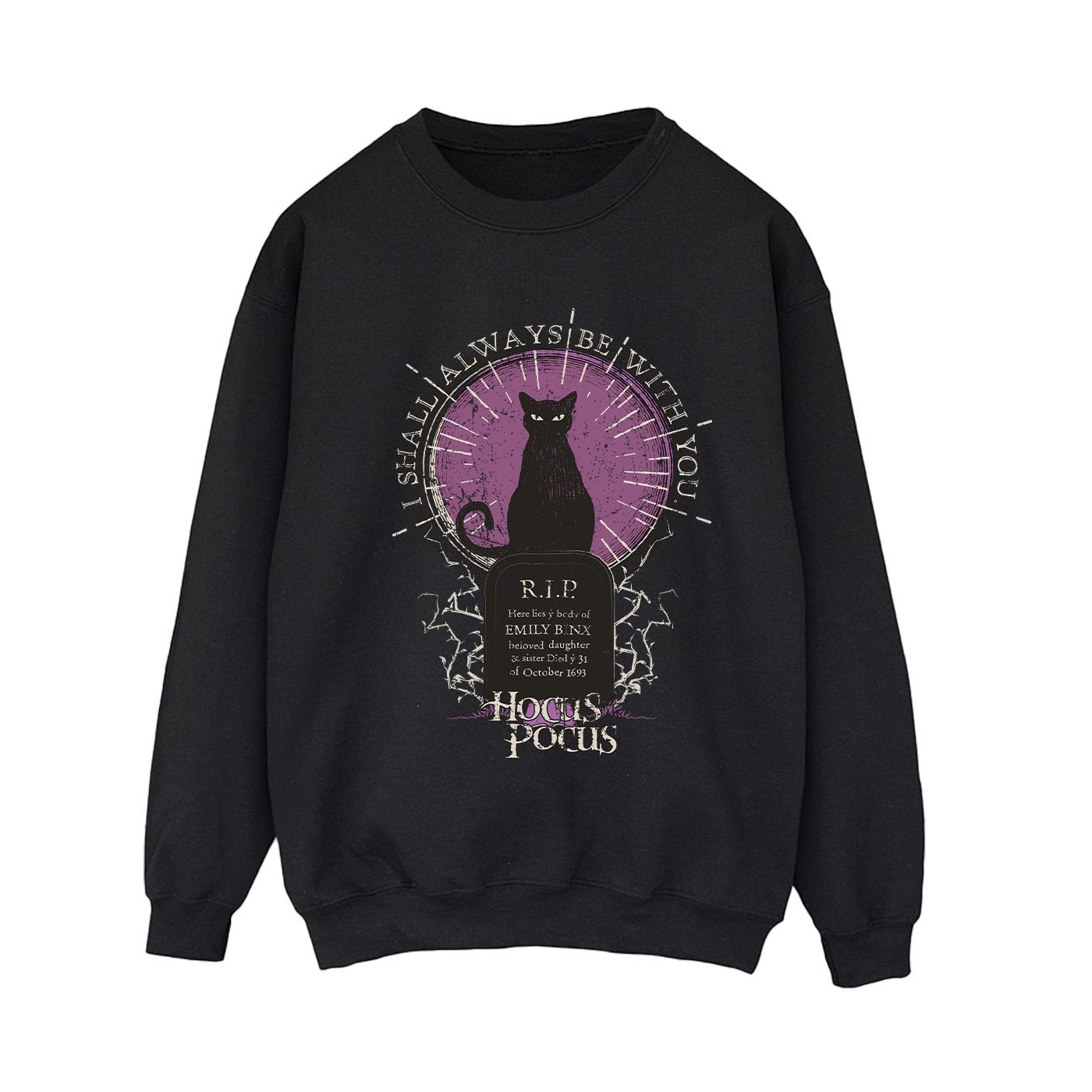 Thumbnail - Disney - "Hocus Pocus RIP Emily Binx" Sweatshirt für Damen (Schwarz)