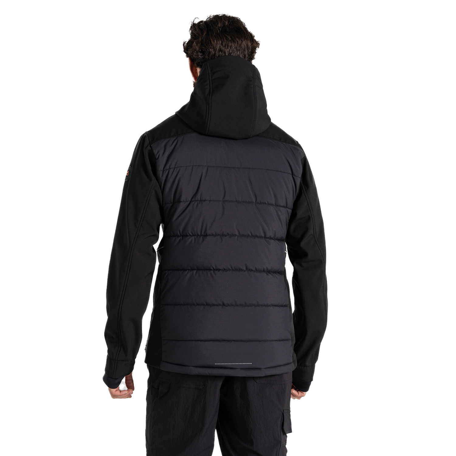 Craghoppers Mens Castleford Vadderad Hybridjacka (Svart) herr – bild 2