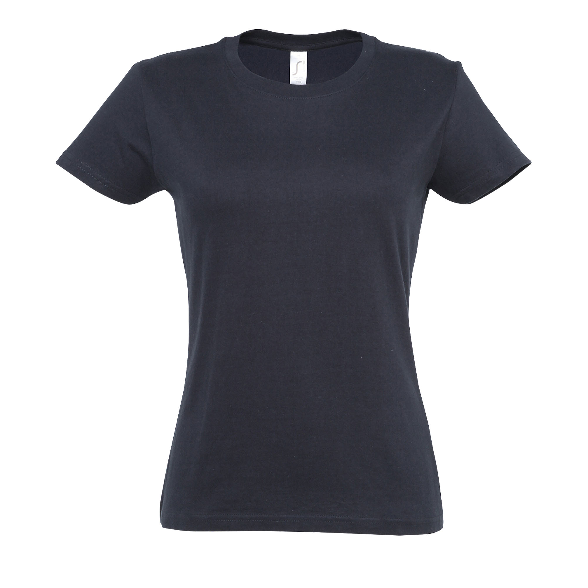 Sols Womens/Ladies Imperial Heavy Short Sleeve T-Shirt (Navy)
