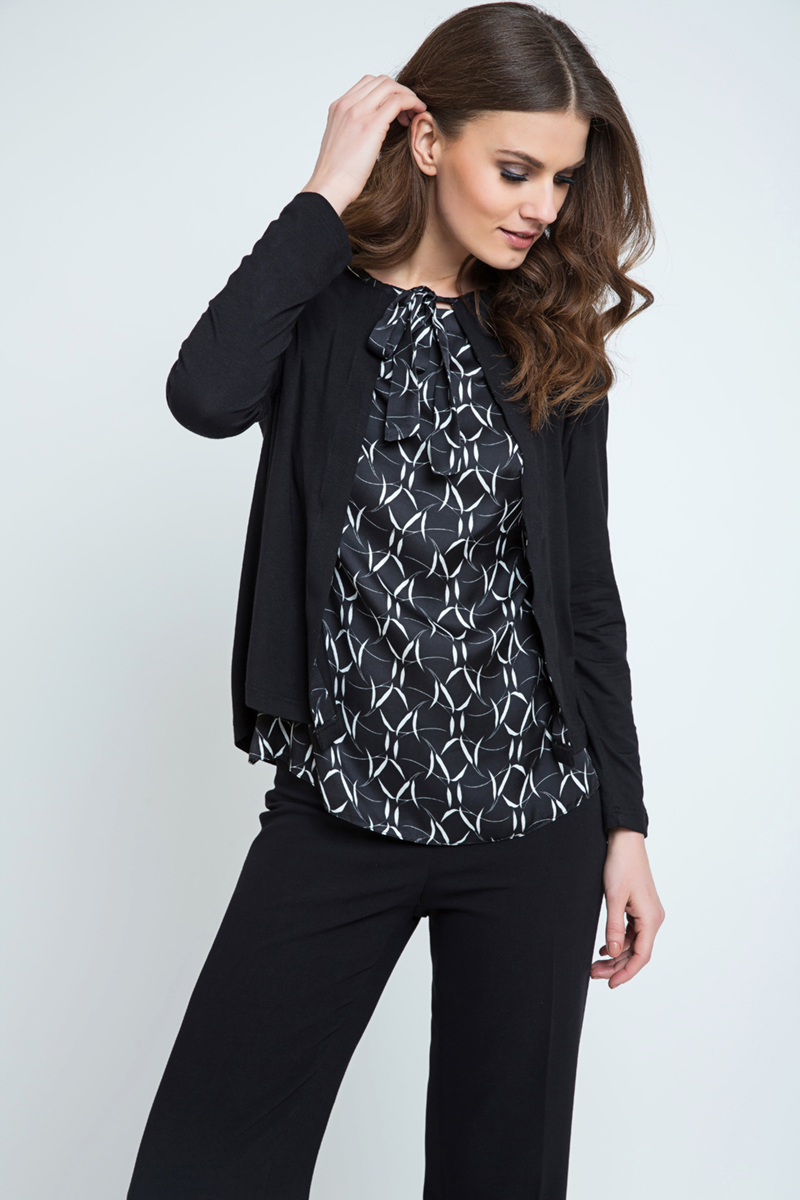 Thumbnail - Strickjacke mit Musterdetails