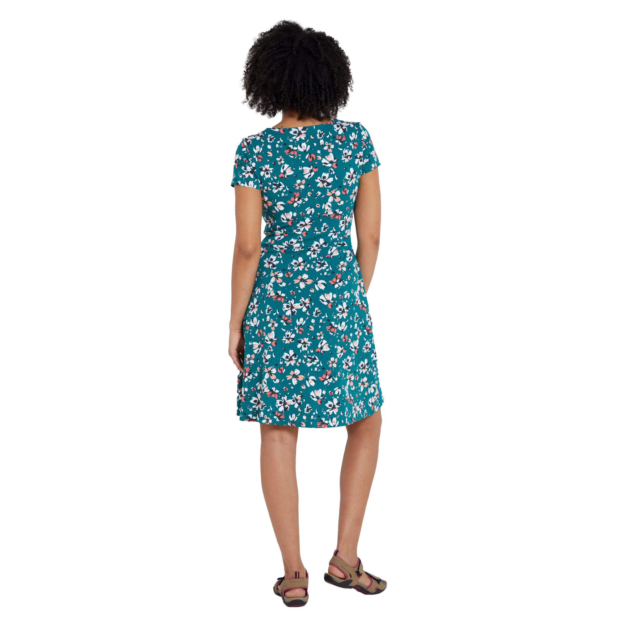 Mountain Warehou Womens/Ladies Orchid UV Protection Midi Dress (Teal) klänningar dam – bild 2