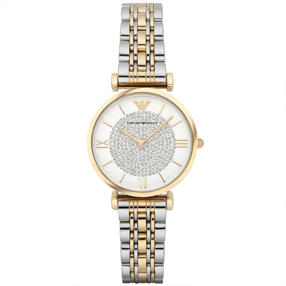 Emporio Armani AR8031 Dameshorloge T-Bar Gianni Tweekleurig