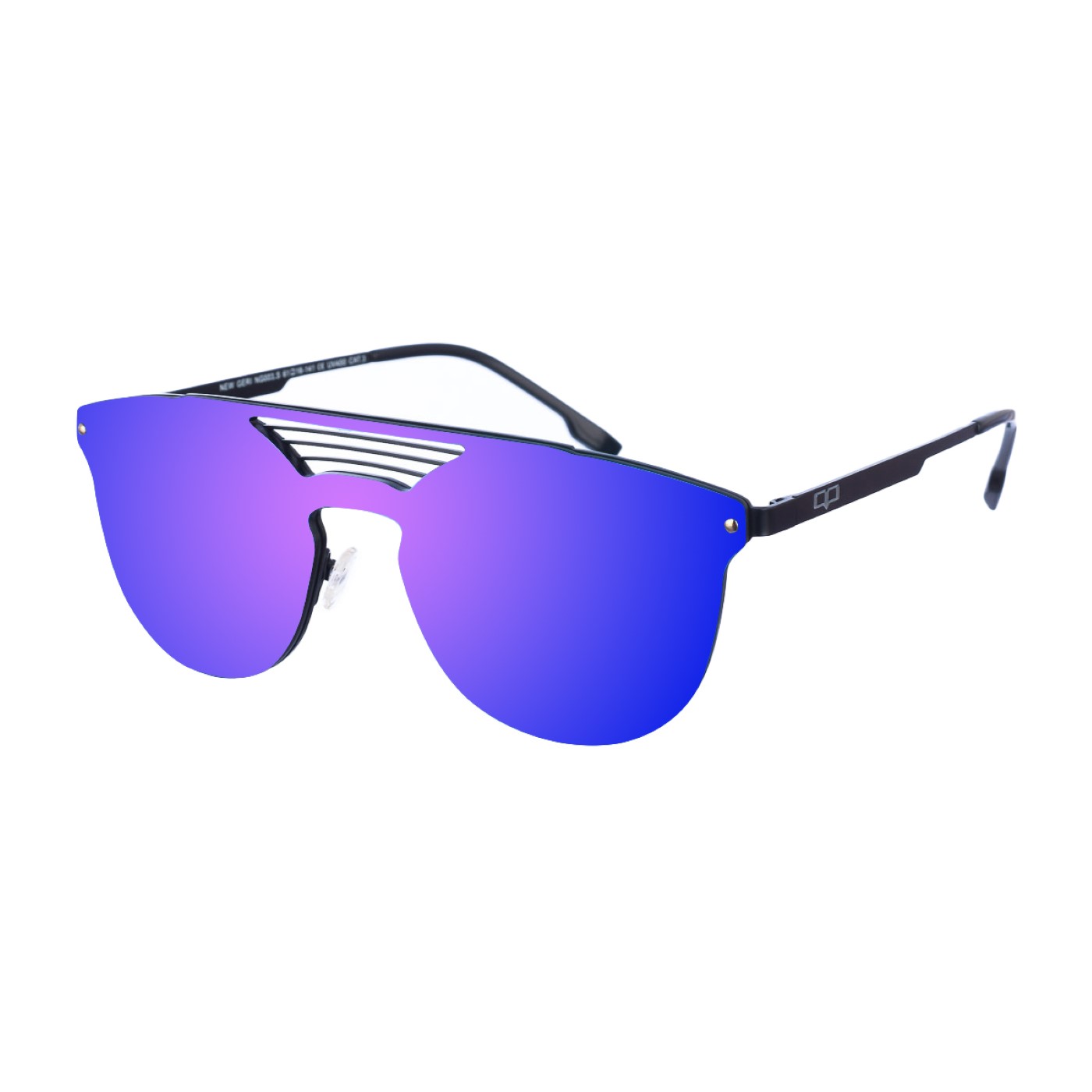 Kypers Unisex New Geri Oval Shaped Nylon Sunglasses - Silver - One Size