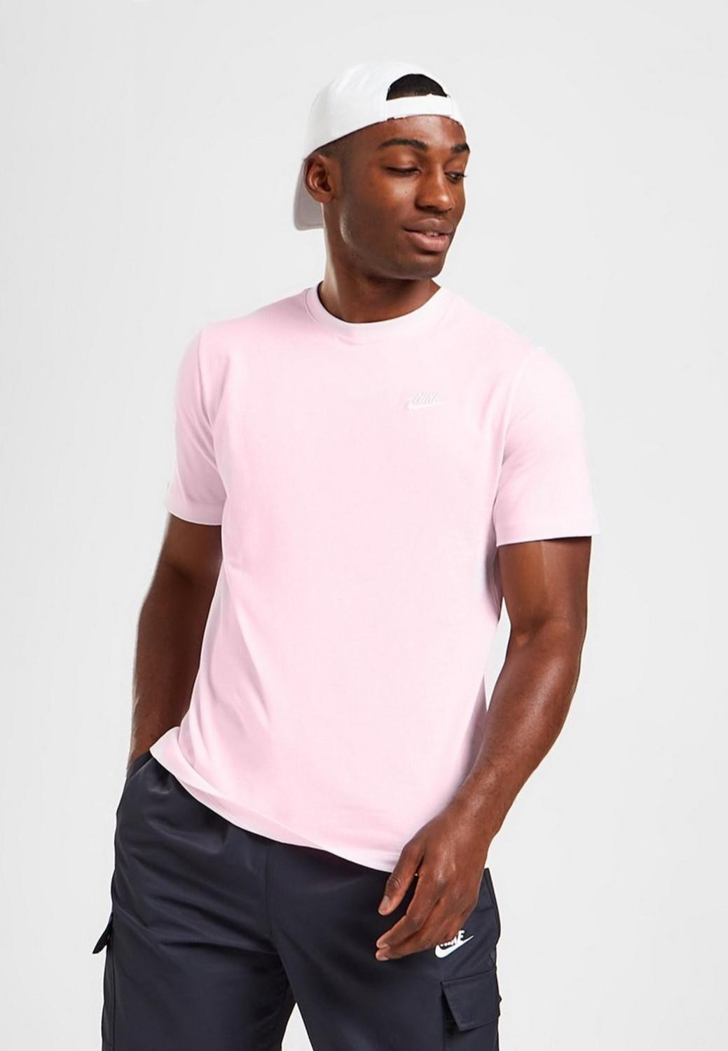 Thumbnail - Nike Sportswear Club Herren-T-Shirt in Rosa