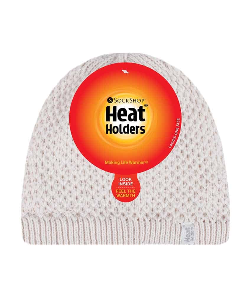 Heat Holders Stickad, fleecefodrad, varm och termisk mössa för damer – bild 2