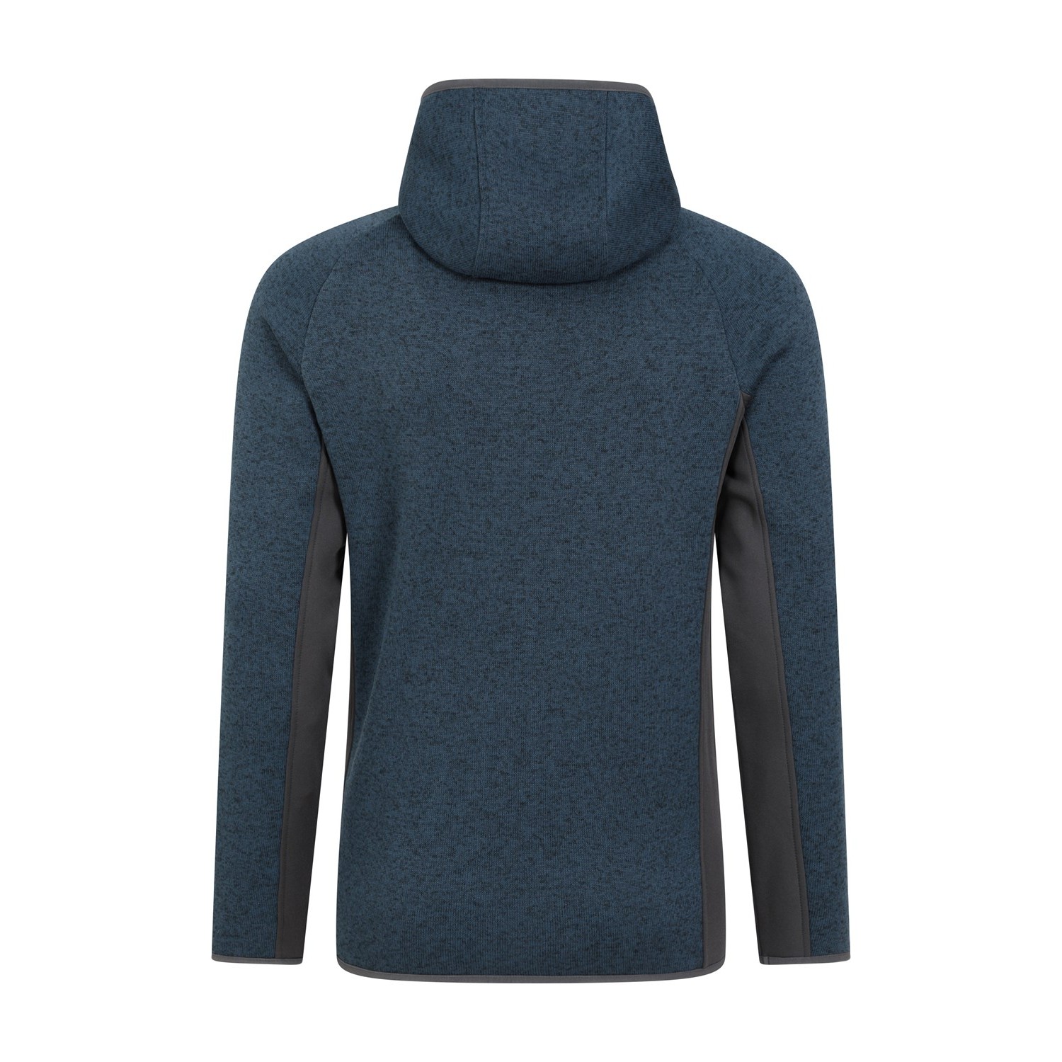 Mountain Warehou Mens Treston Fleece Hooded Hoodie (Navy) herr – bild 2