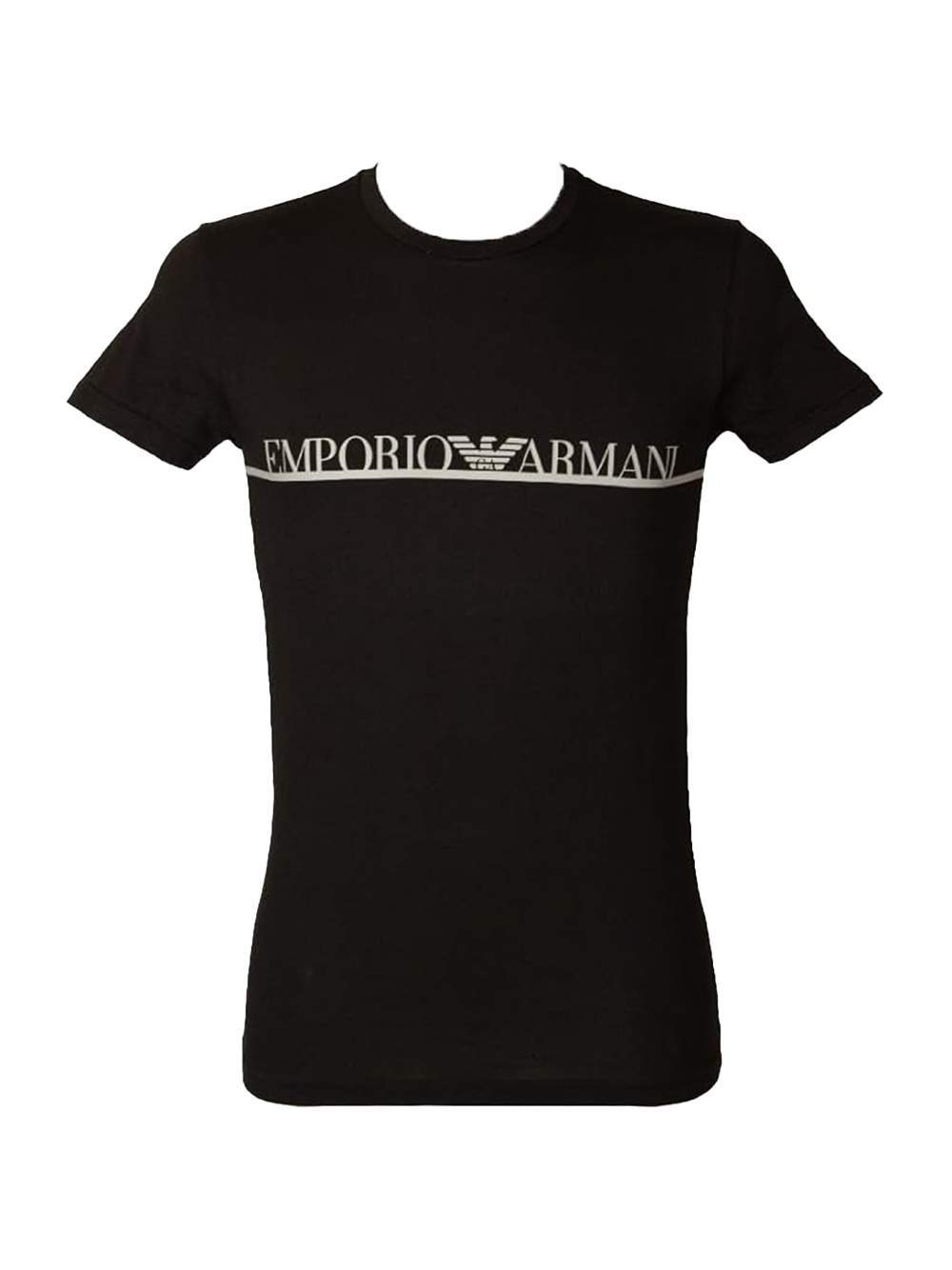 Emporio Armani T-Shirt C-Kragen Herren blau