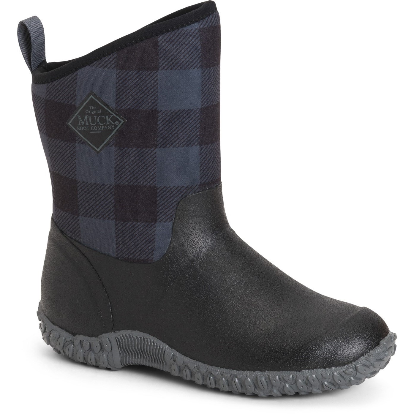 MUCK BOOTS Womens Muckster II Mid Wellingtons – Black Neoprene – Size UK 4