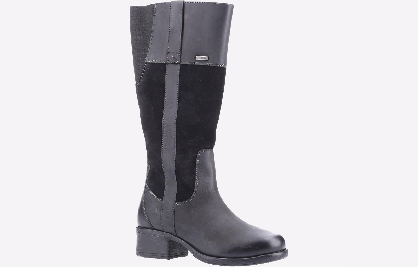 Hush Puppies Samara Damstövlar I Svart Mocka – bild 2