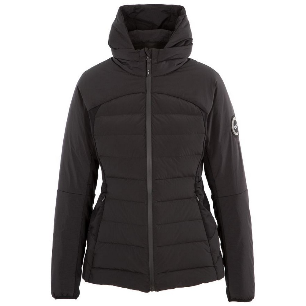 Thumbnail - Trespass Womens/Ladies Clientella Down Jacket (Schwarz)