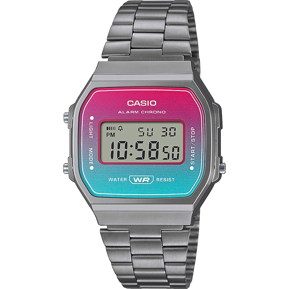 Thumbnail - Casio Casio Collection Vintage Unisex Grau Uhr A168WERB-2AEF