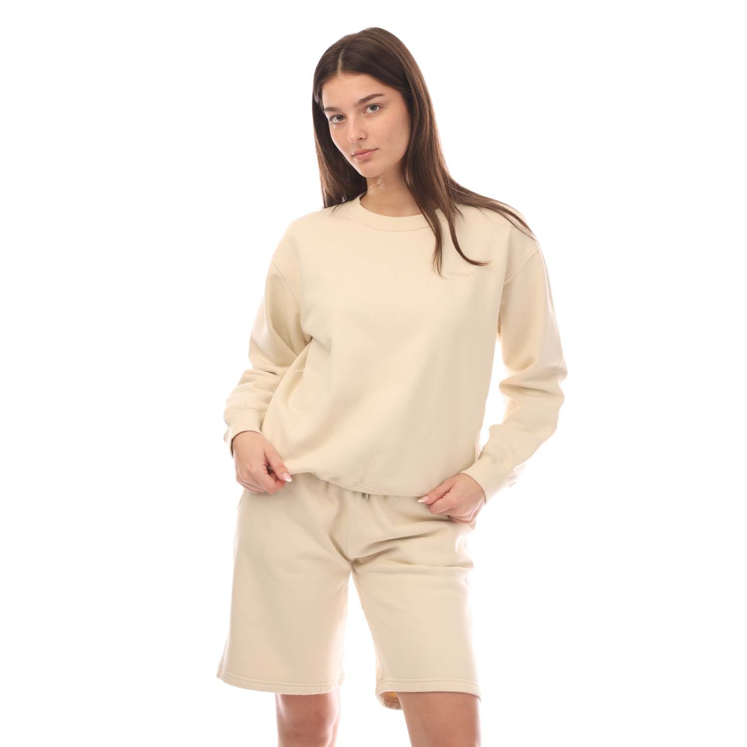 Off White Diagonal Regular Crewneck Sweatshirt för kvinnor i 2