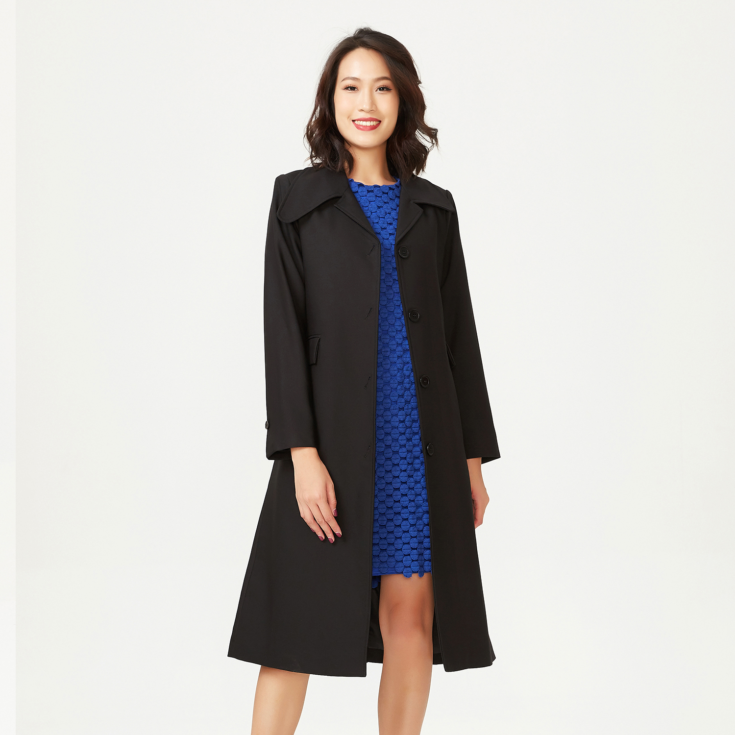 S & J Weekends Minimalist City Coat kappor & rockar dam – bild 2