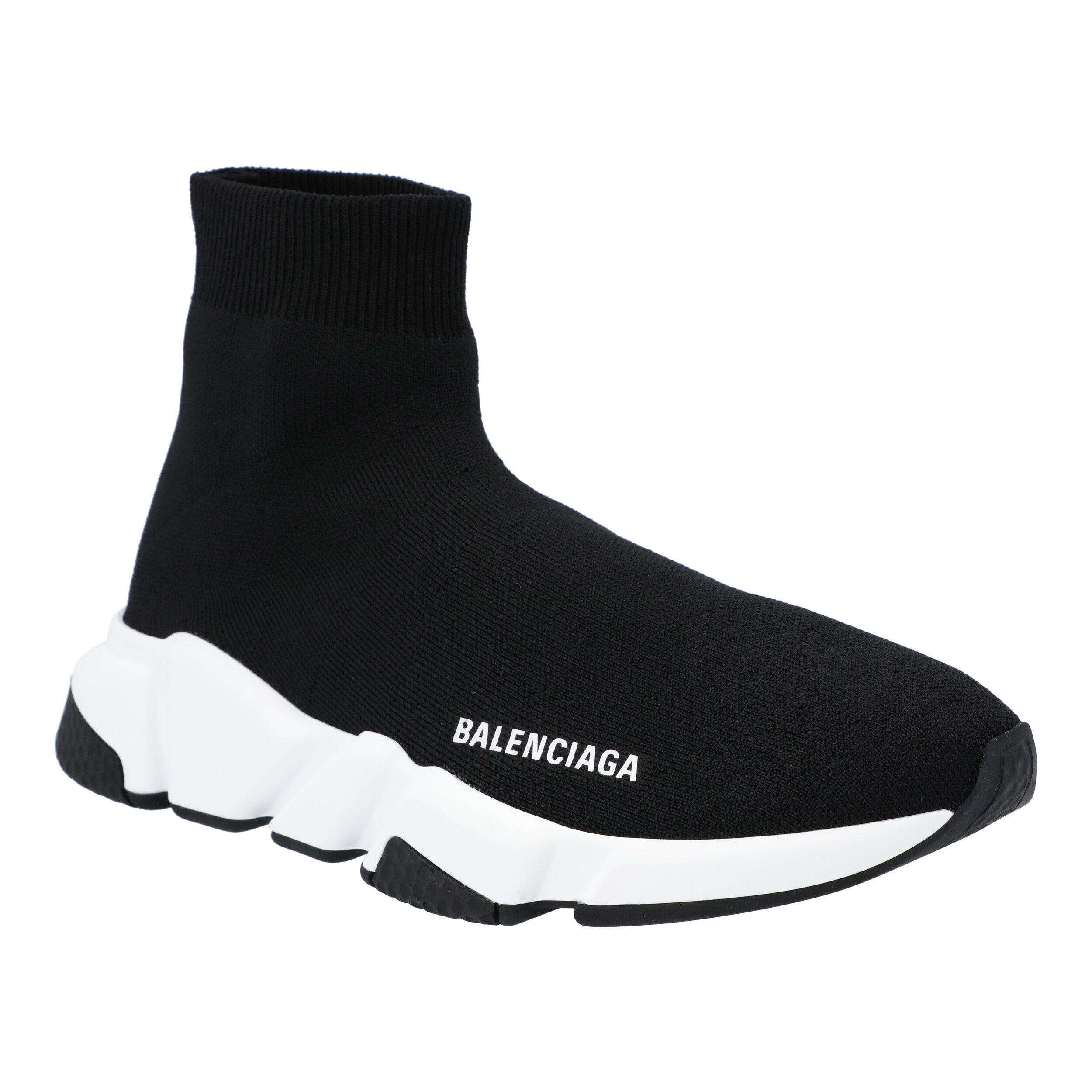 Balenciaga Damen Speed Recycled Knit Sneaker Schwarz