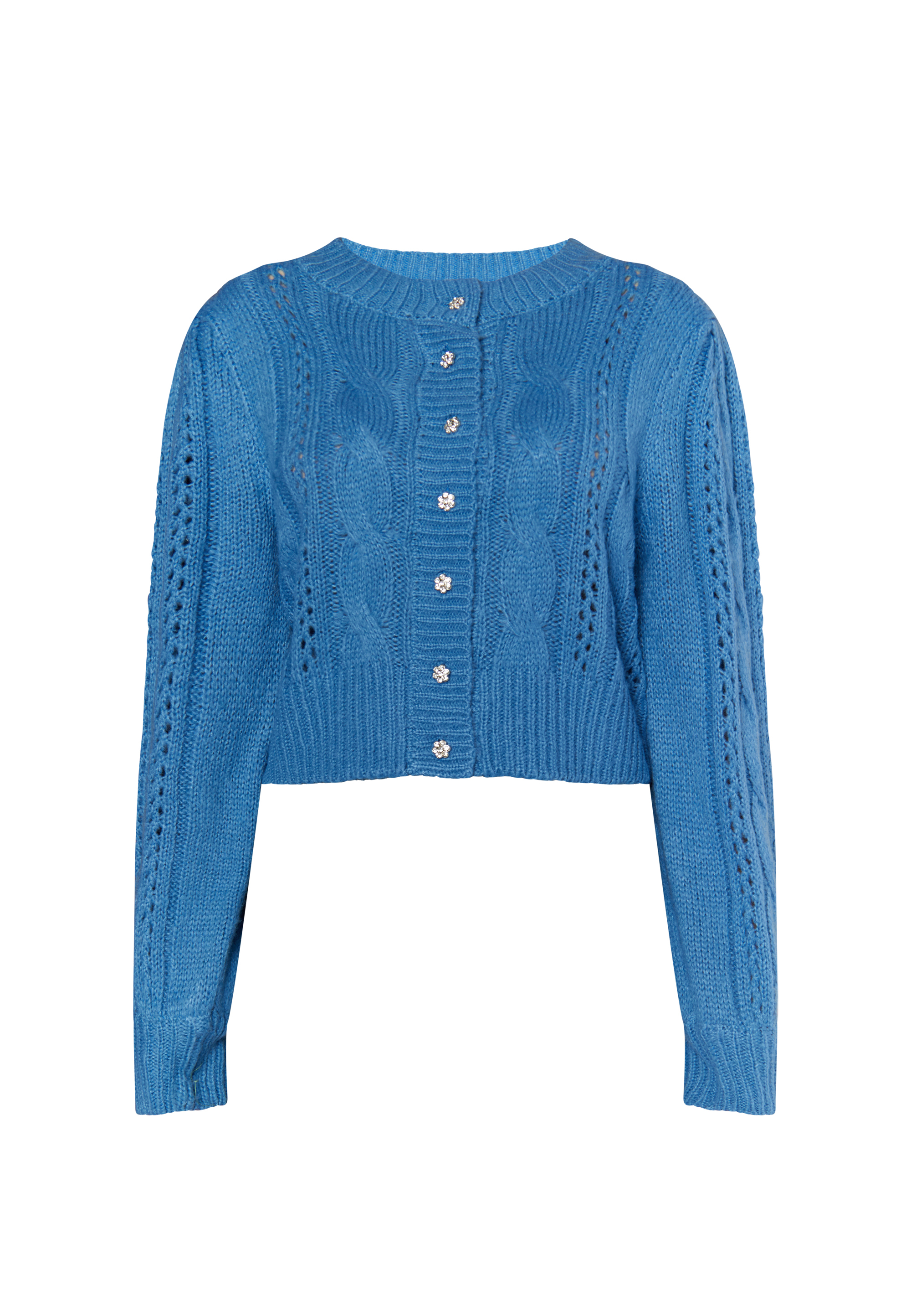 Thumbnail - Mymo Strickcardigan Damen Himmelblau