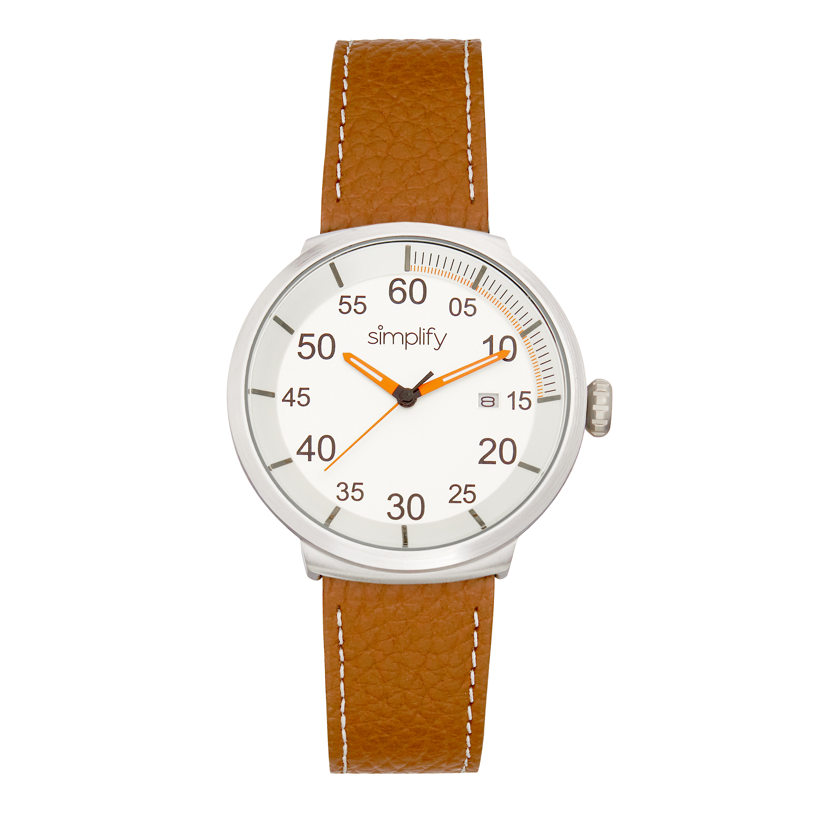 Thumbnail - Simplify The 7100 Lederarmbanduhr mit Datum